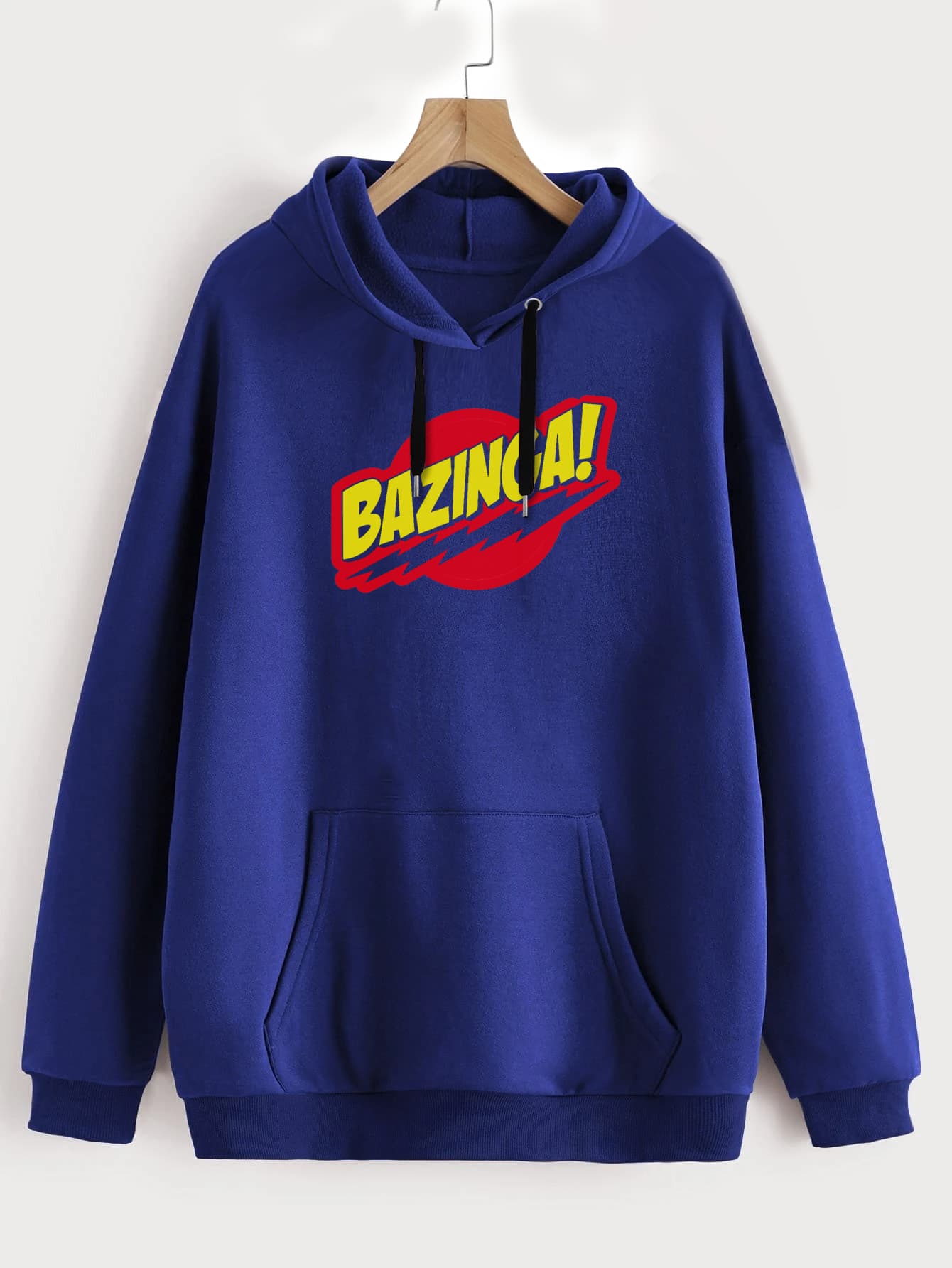 Buzo ancho hoodie Bazinga Big Bang Theory