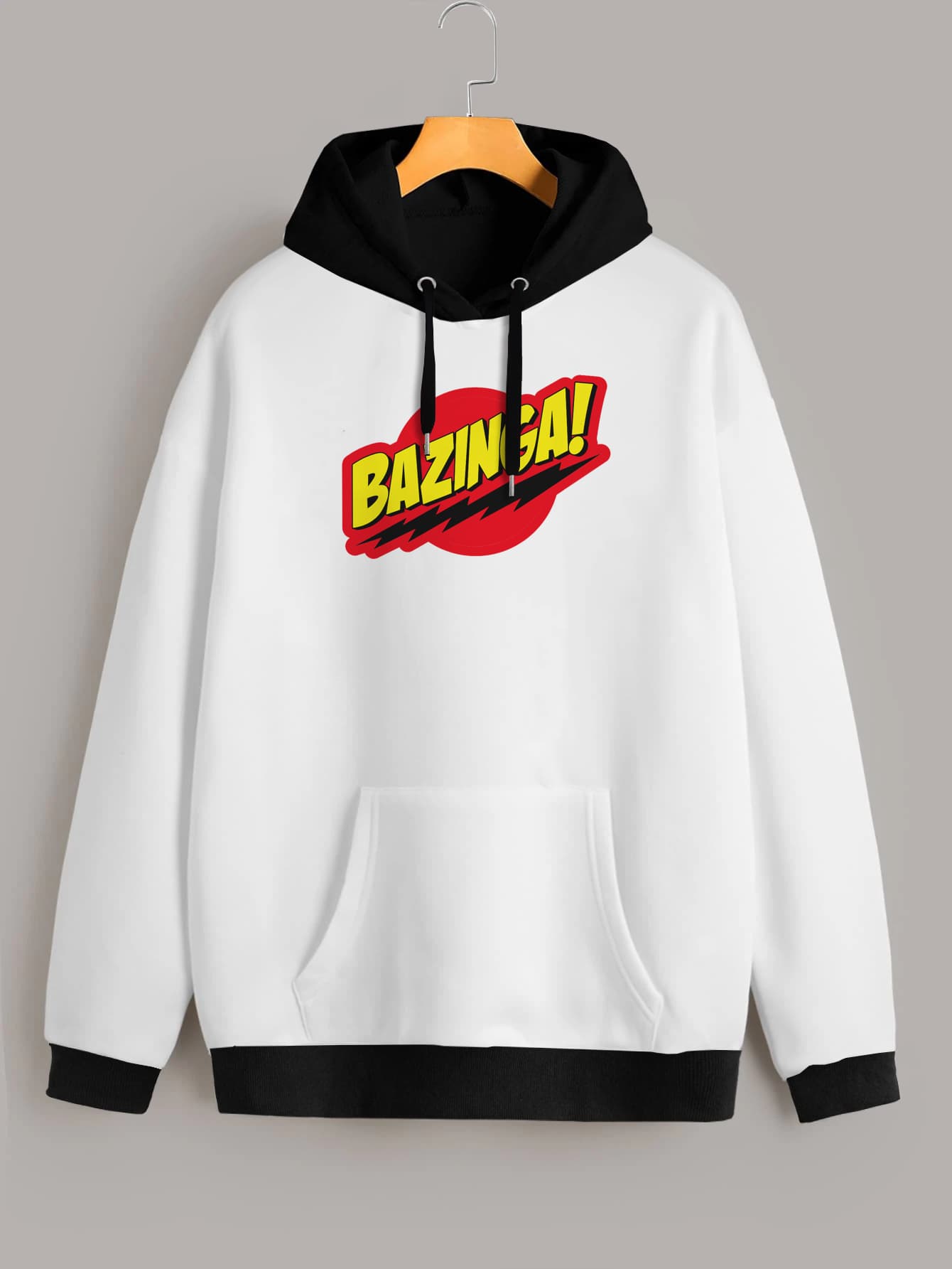 Buzo ancho hoodie Bazinga Big Bang Theory