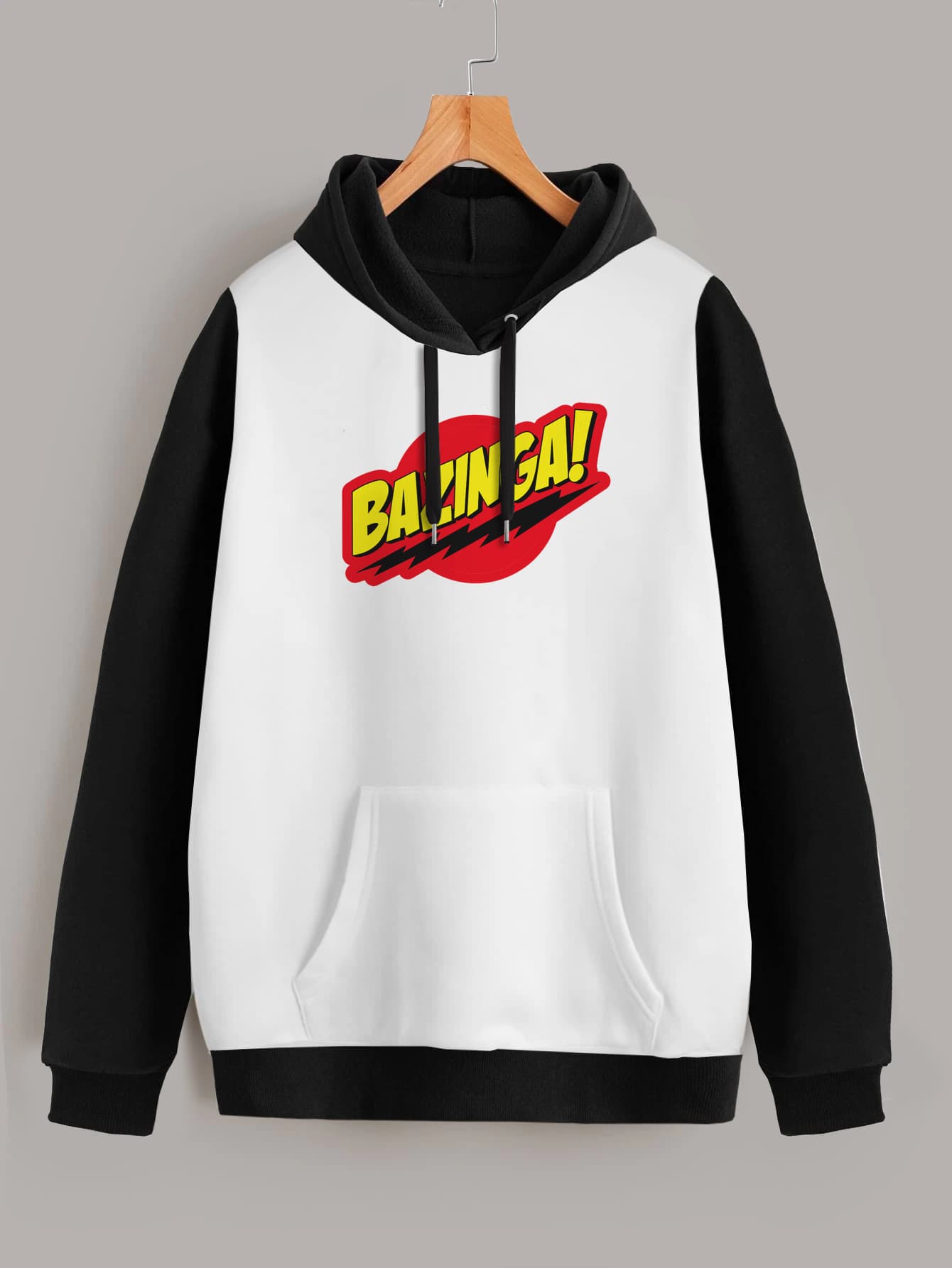 Buzo ancho hoodie Bazinga Big Bang Theory