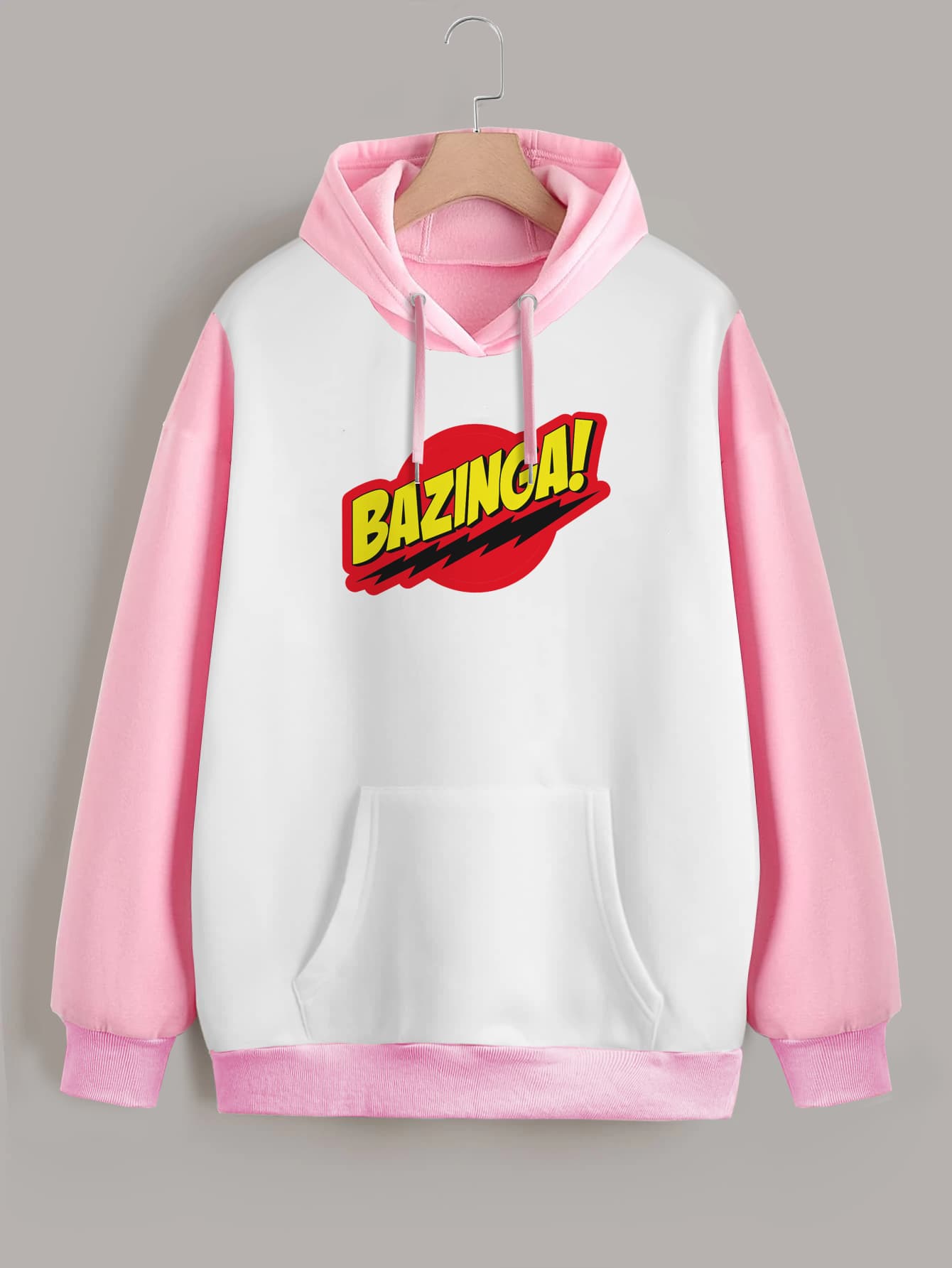 Buzo ancho hoodie Bazinga Big Bang Theory