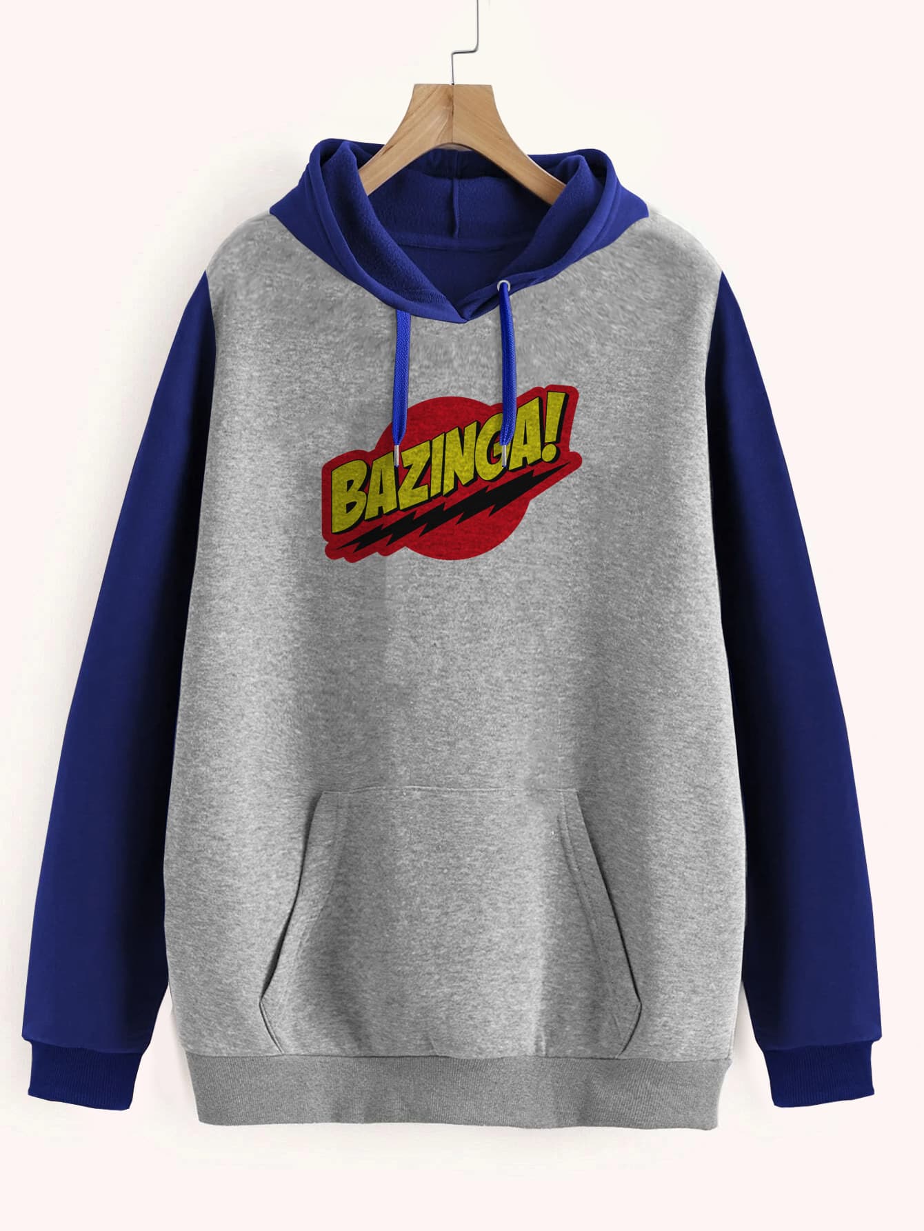 Buzo ancho hoodie Bazinga Big Bang Theory