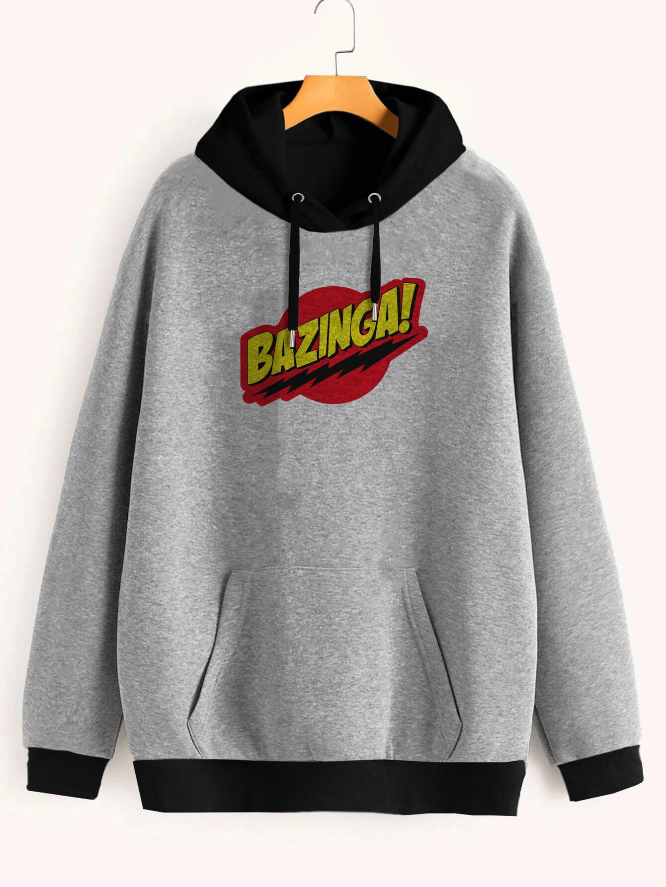 Buzo ancho hoodie Bazinga Big Bang Theory