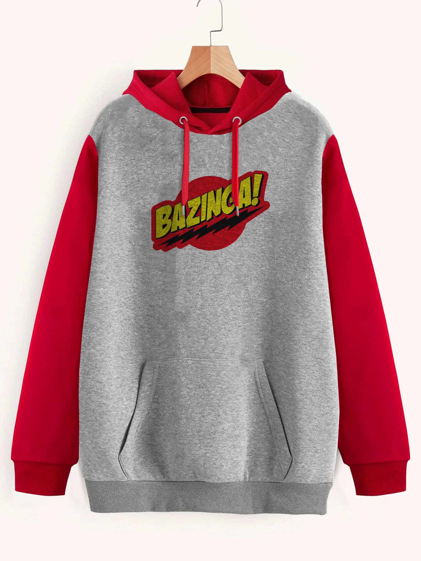Buzo ancho hoodie Bazinga Big Bang Theory