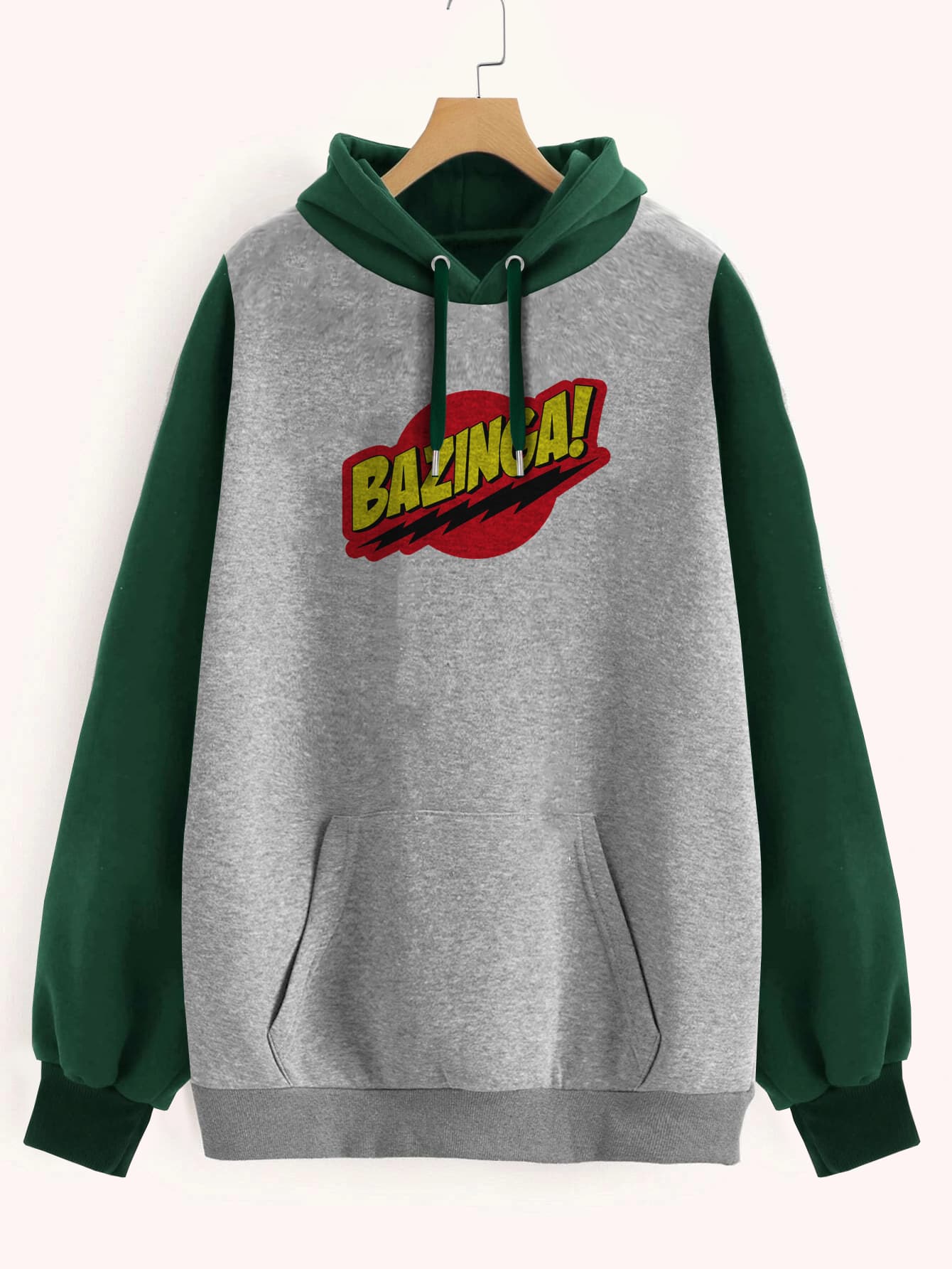 Buzo ancho hoodie Bazinga Big Bang Theory