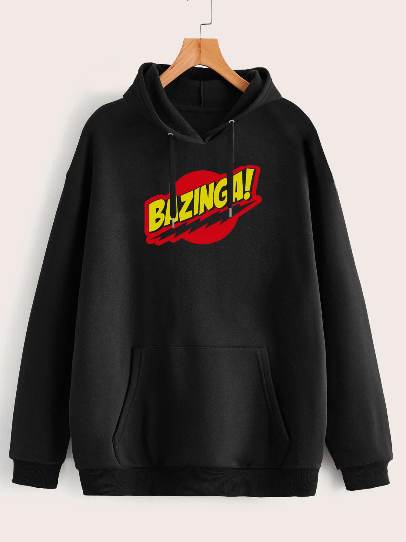 Buzo ancho hoodie Bazinga Big Bang Theory
