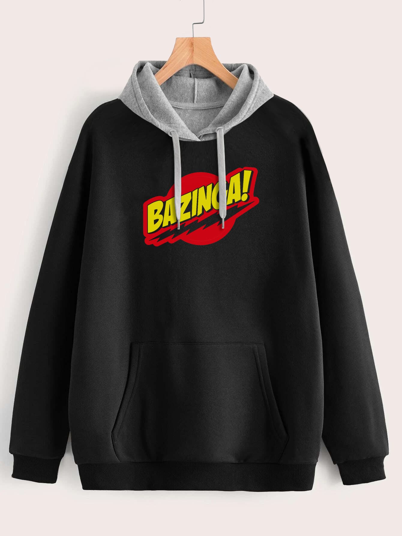 Buzo ancho hoodie Bazinga Big Bang Theory