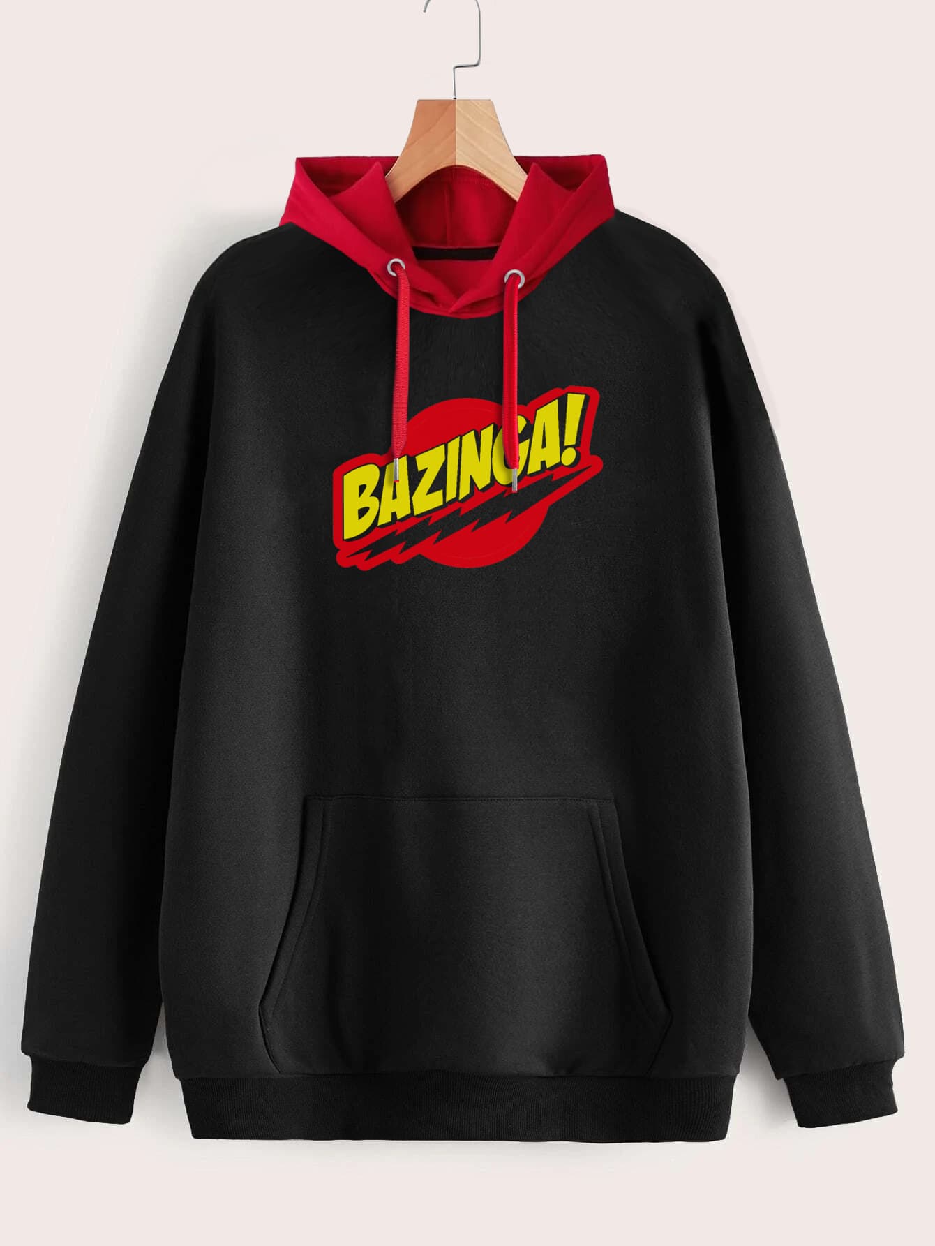 Buzo ancho hoodie Bazinga Big Bang Theory