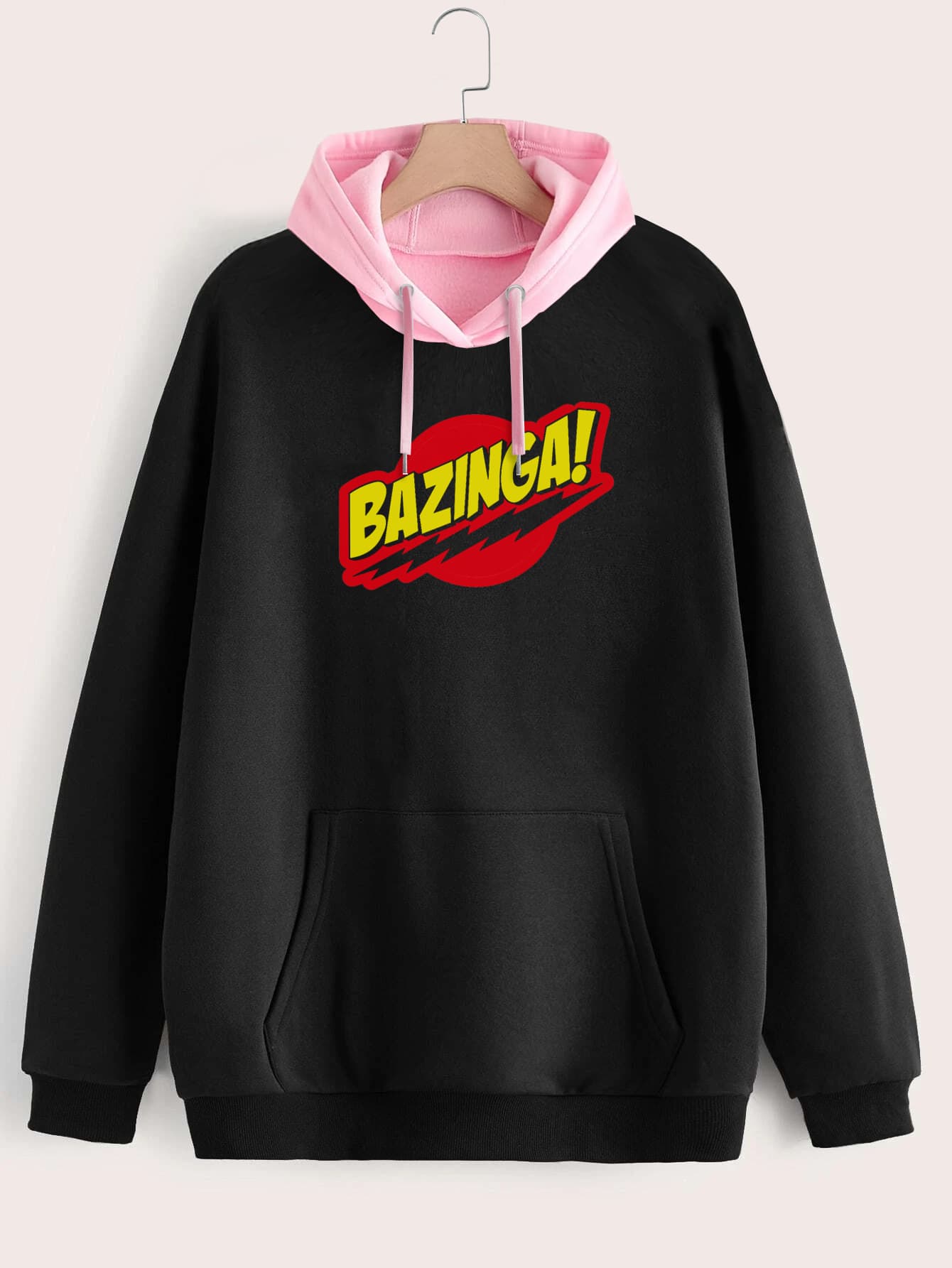 Buzo ancho hoodie Bazinga Big Bang Theory