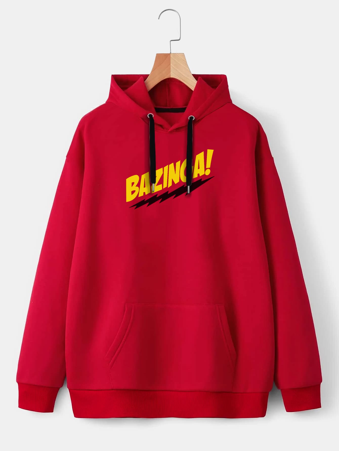 Buzo ancho hoodie Bazinga Big Bang Theory