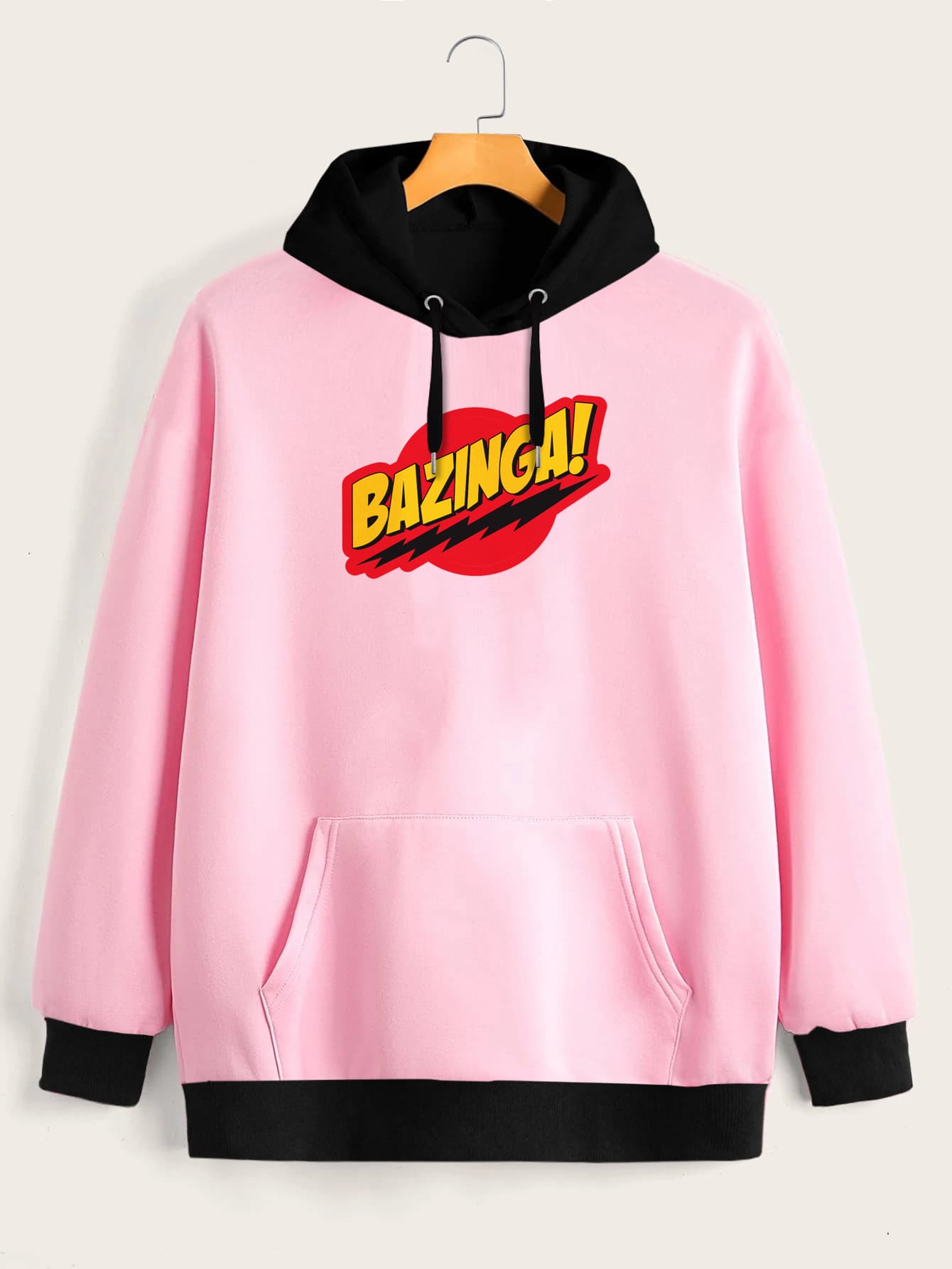 Buzo ancho hoodie Bazinga Big Bang Theory