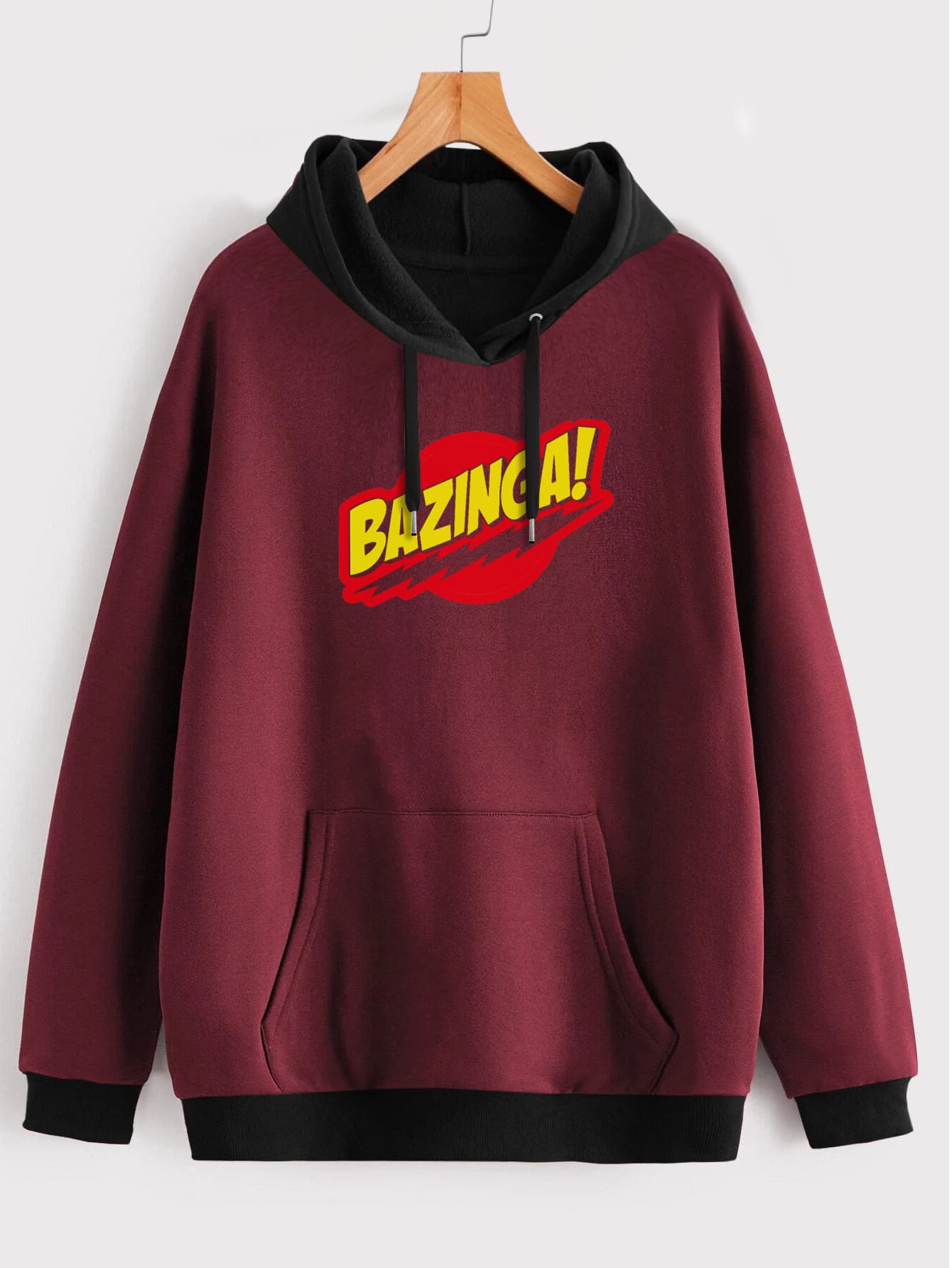 Buzo ancho hoodie Bazinga Big Bang Theory
