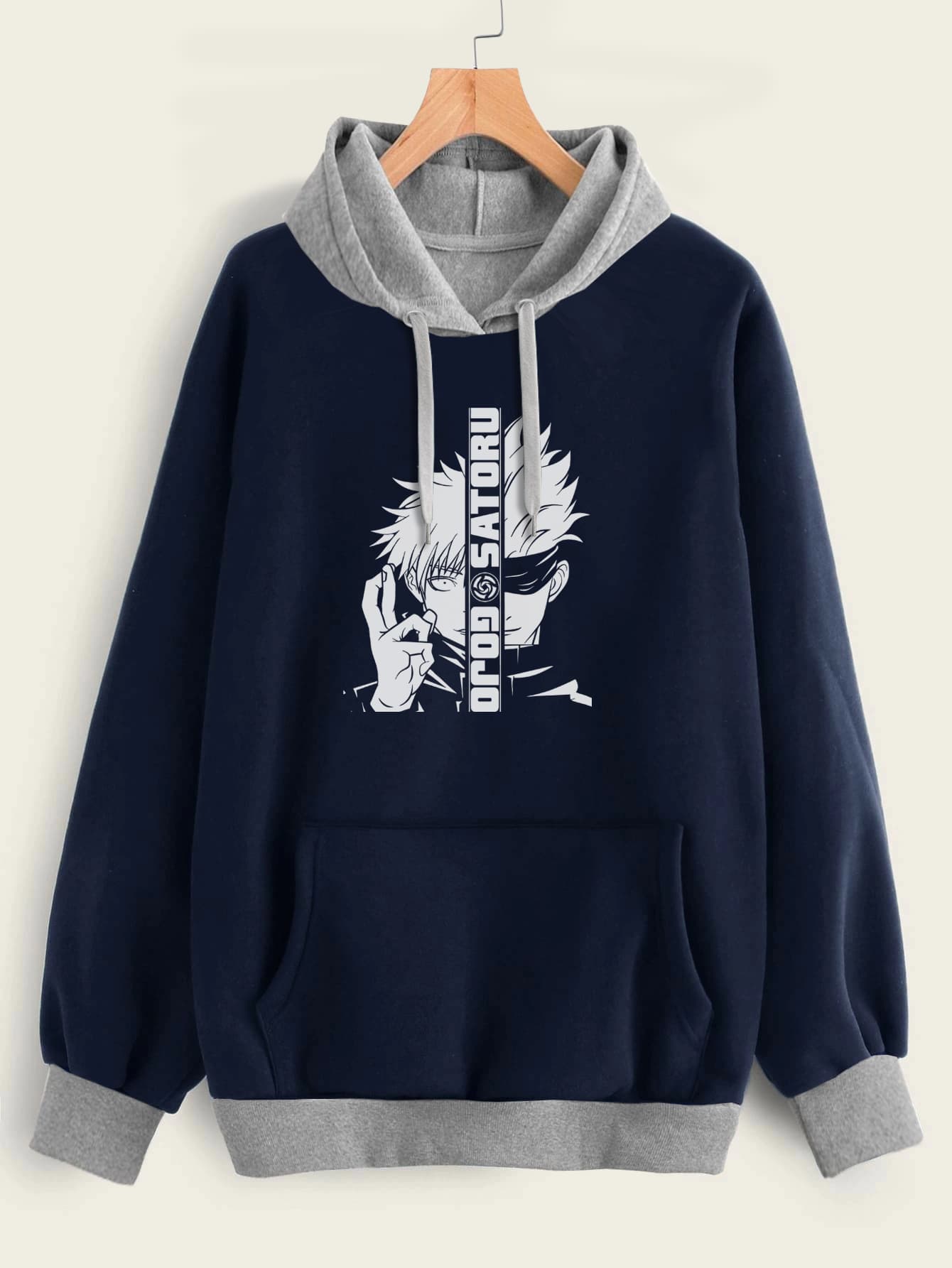 Buzo ancho hoodie Satoru Jujutsu Kaisen