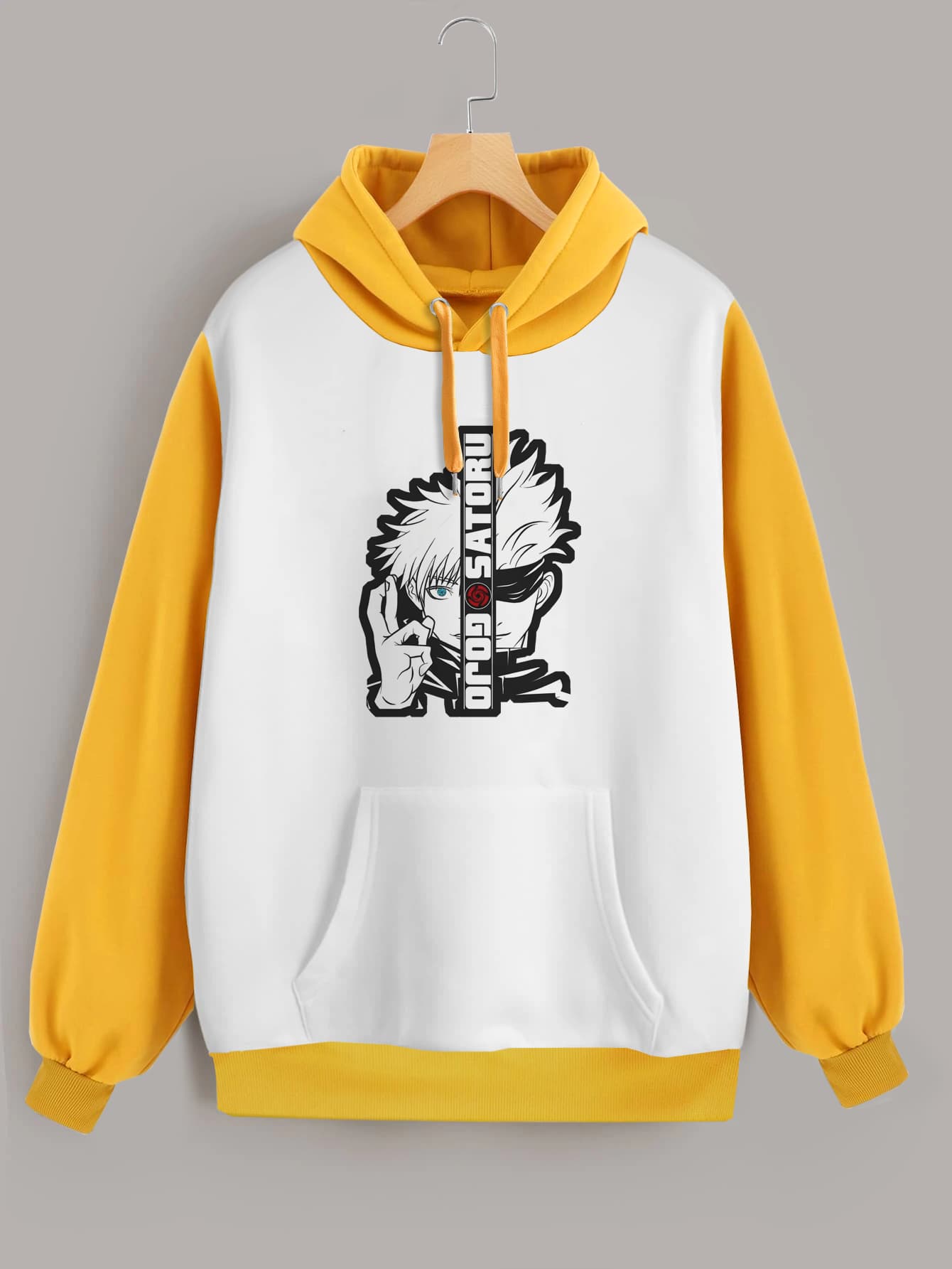 Buzo ancho hoodie Satoru Jujutsu Kaisen