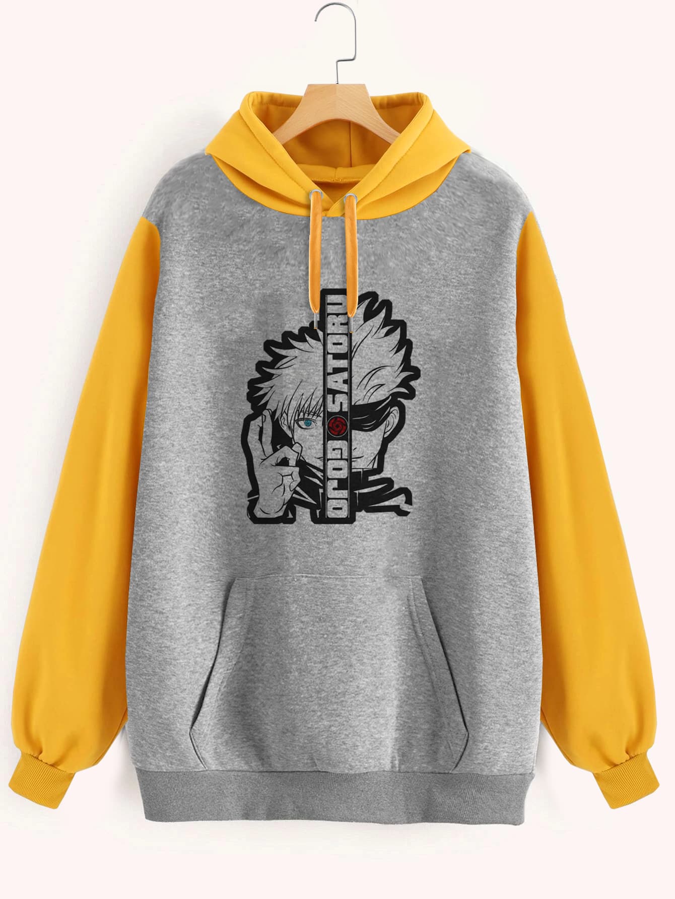 Buzo ancho hoodie Satoru Jujutsu Kaisen