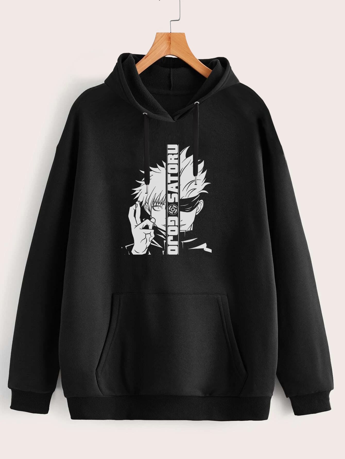 Buzo ancho hoodie Satoru Jujutsu Kaisen