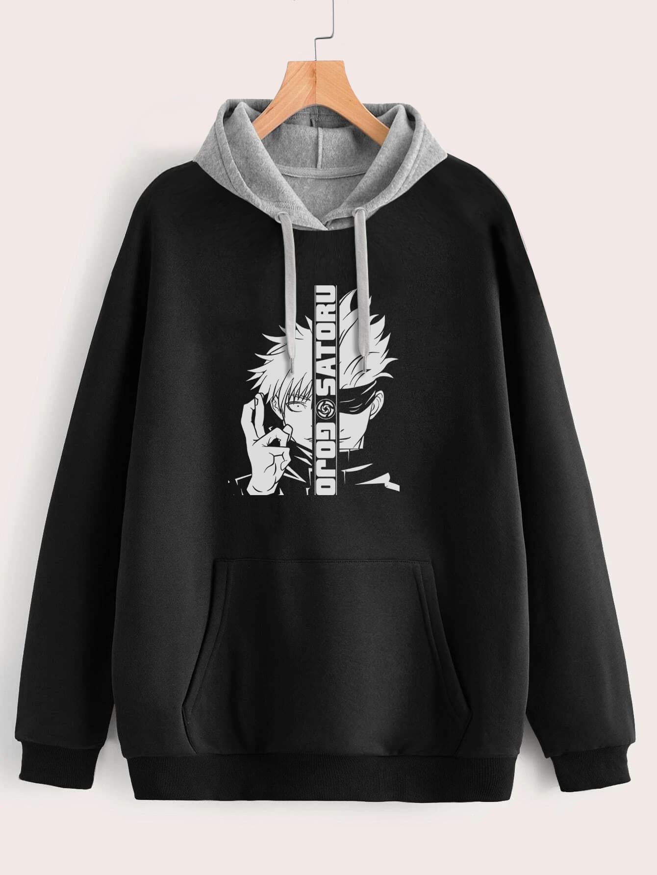 Buzo ancho hoodie Satoru Jujutsu Kaisen
