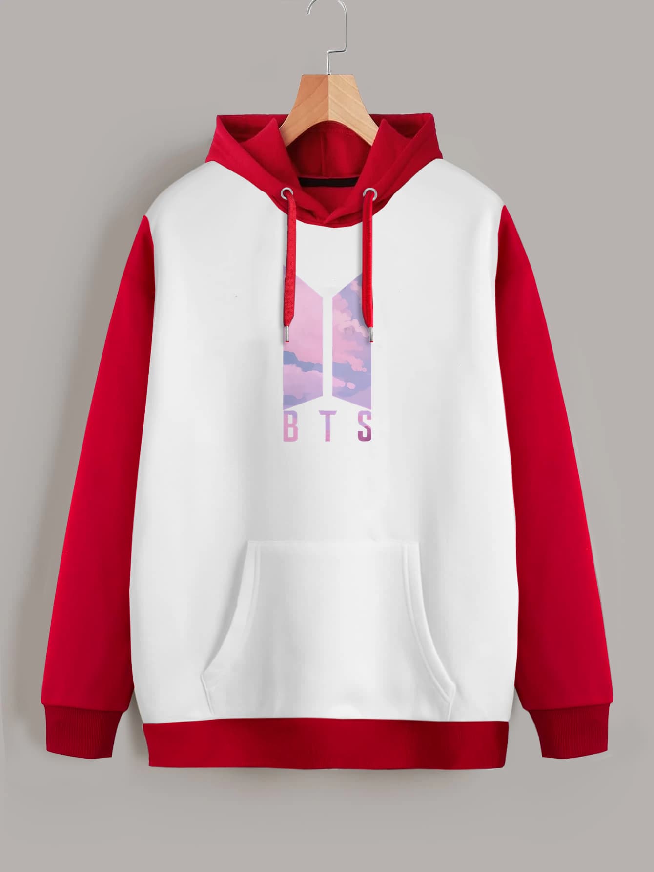 Buzo ancho hoodie BTS