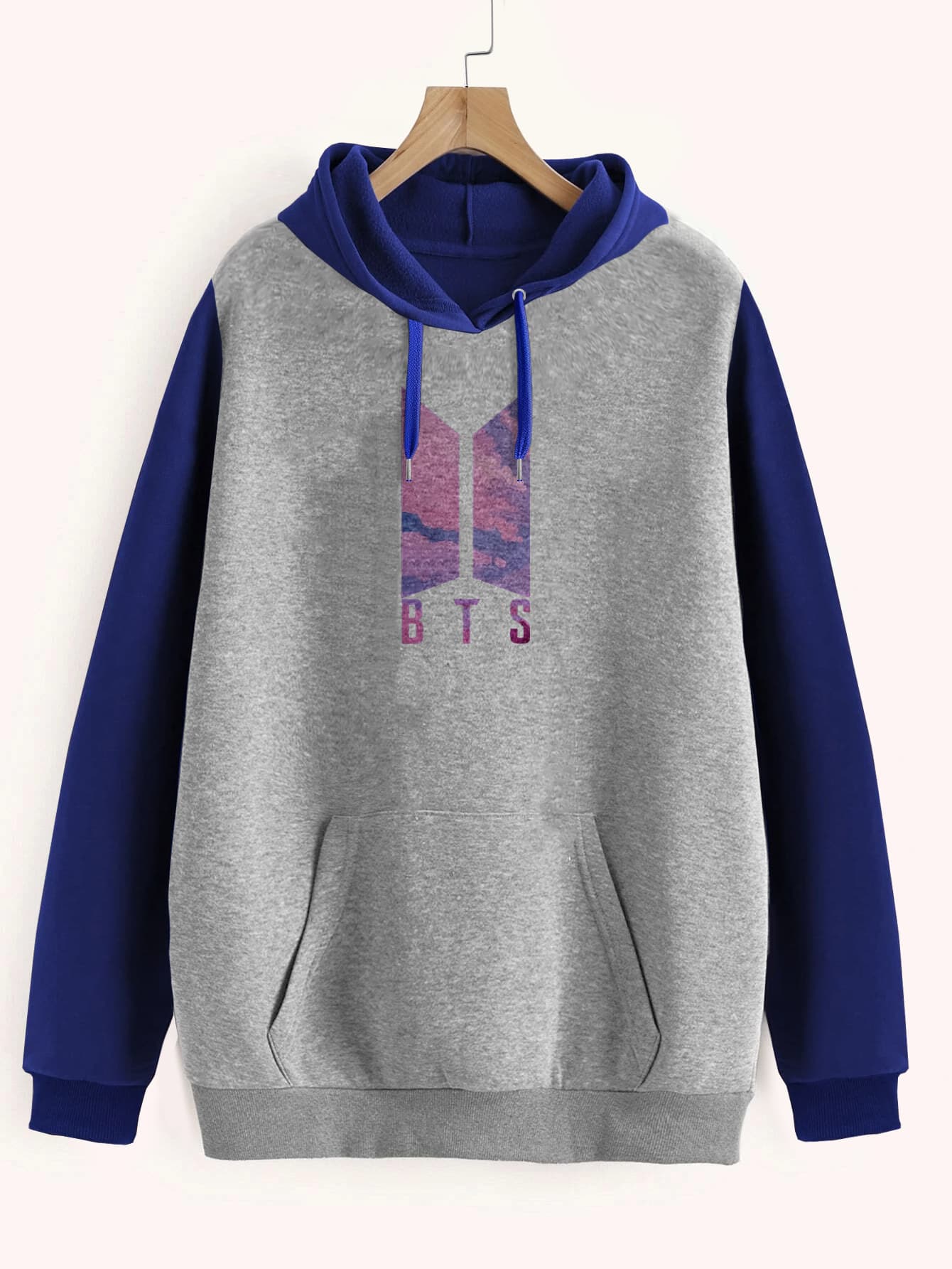 Buzo ancho hoodie BTS