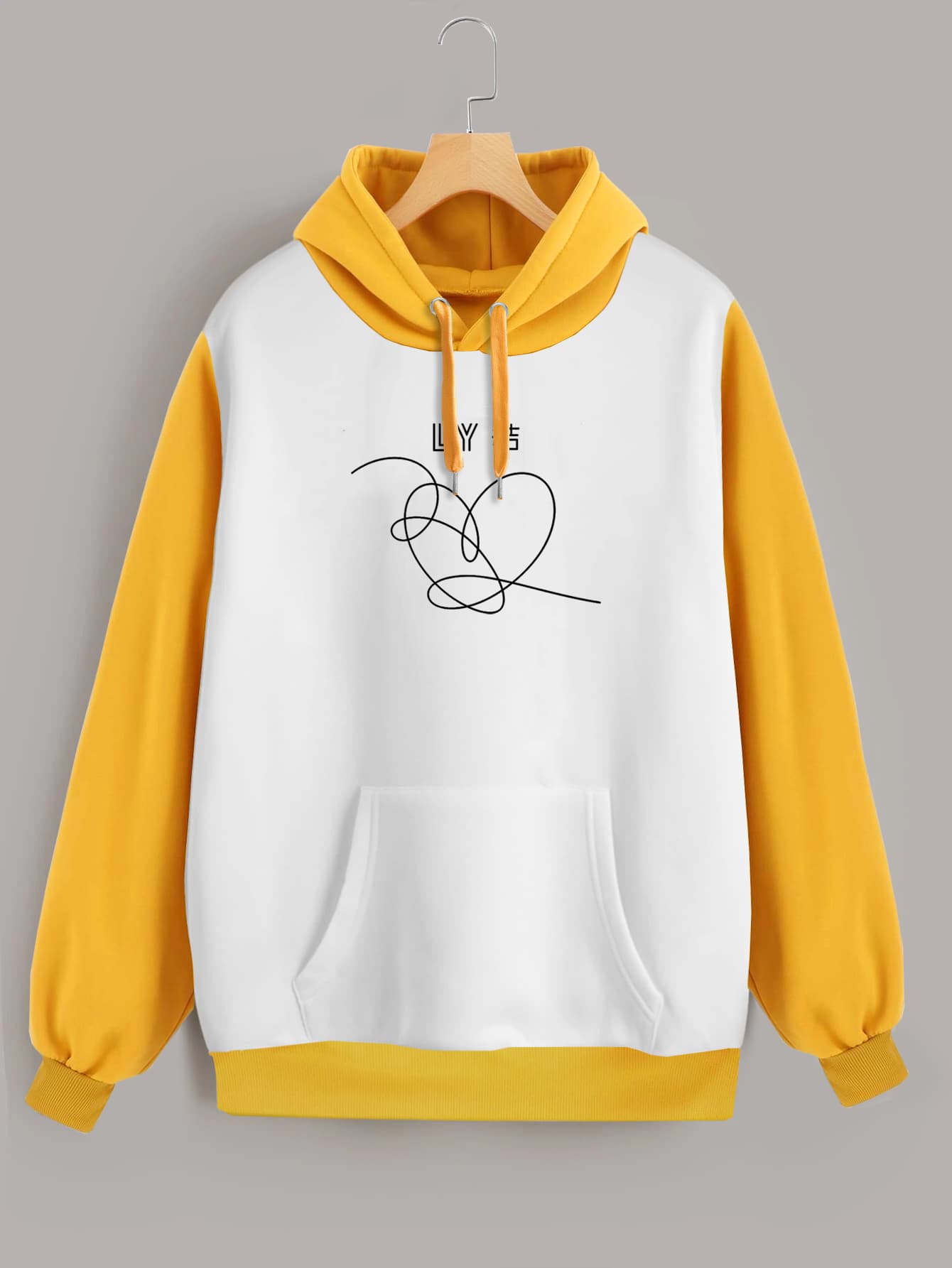 Buzo ancho hoodie BTS Love Yourself Answer