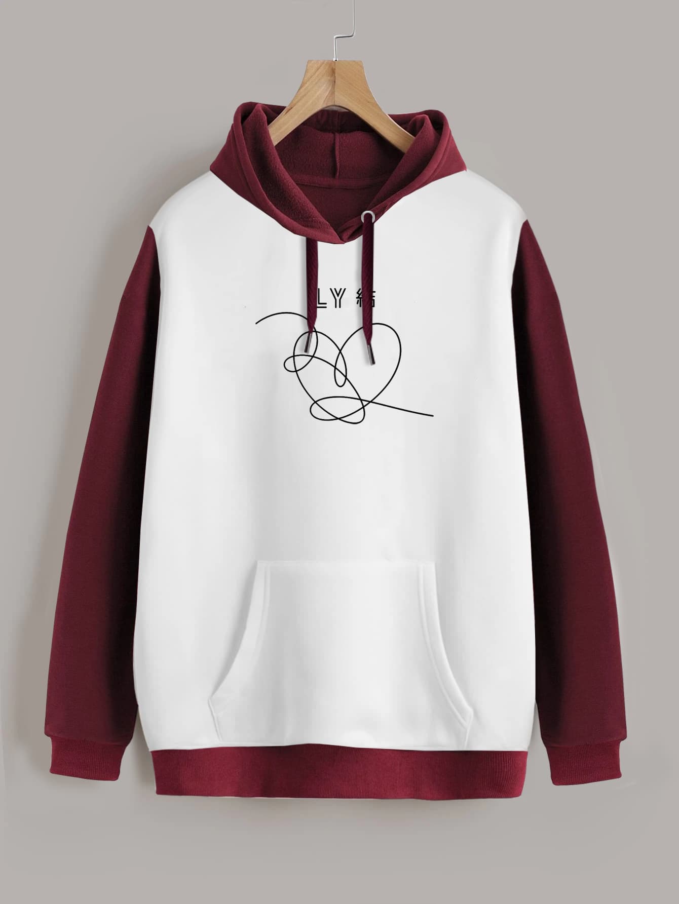 Buzo ancho hoodie BTS Love Yourself Answer