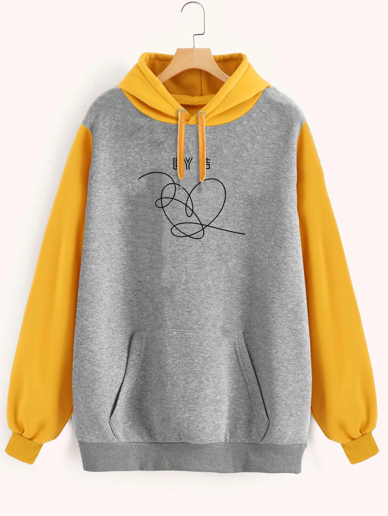 Buzo ancho hoodie BTS Love Yourself Answer