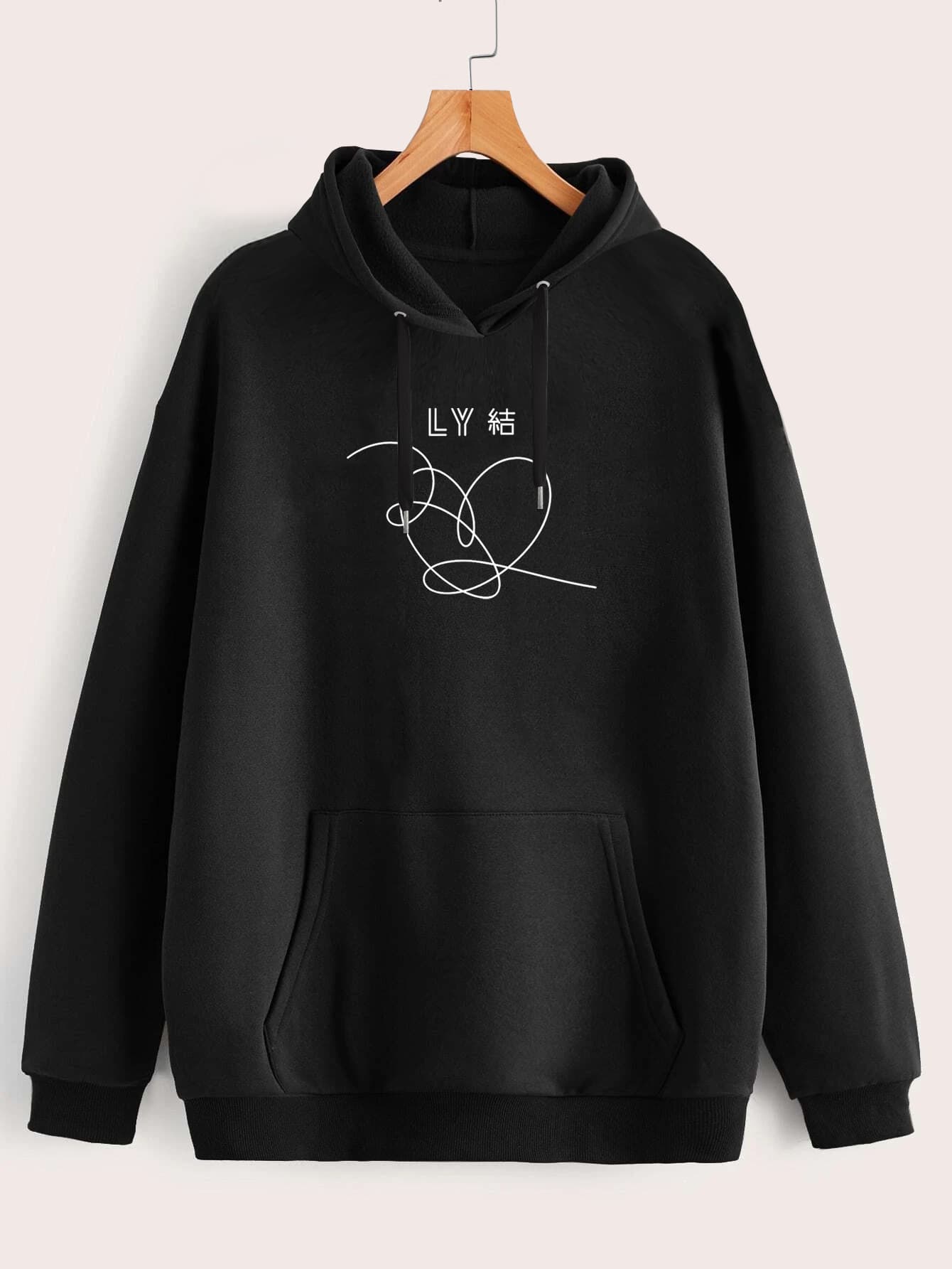 Buzo ancho hoodie BTS Love Yourself Answer
