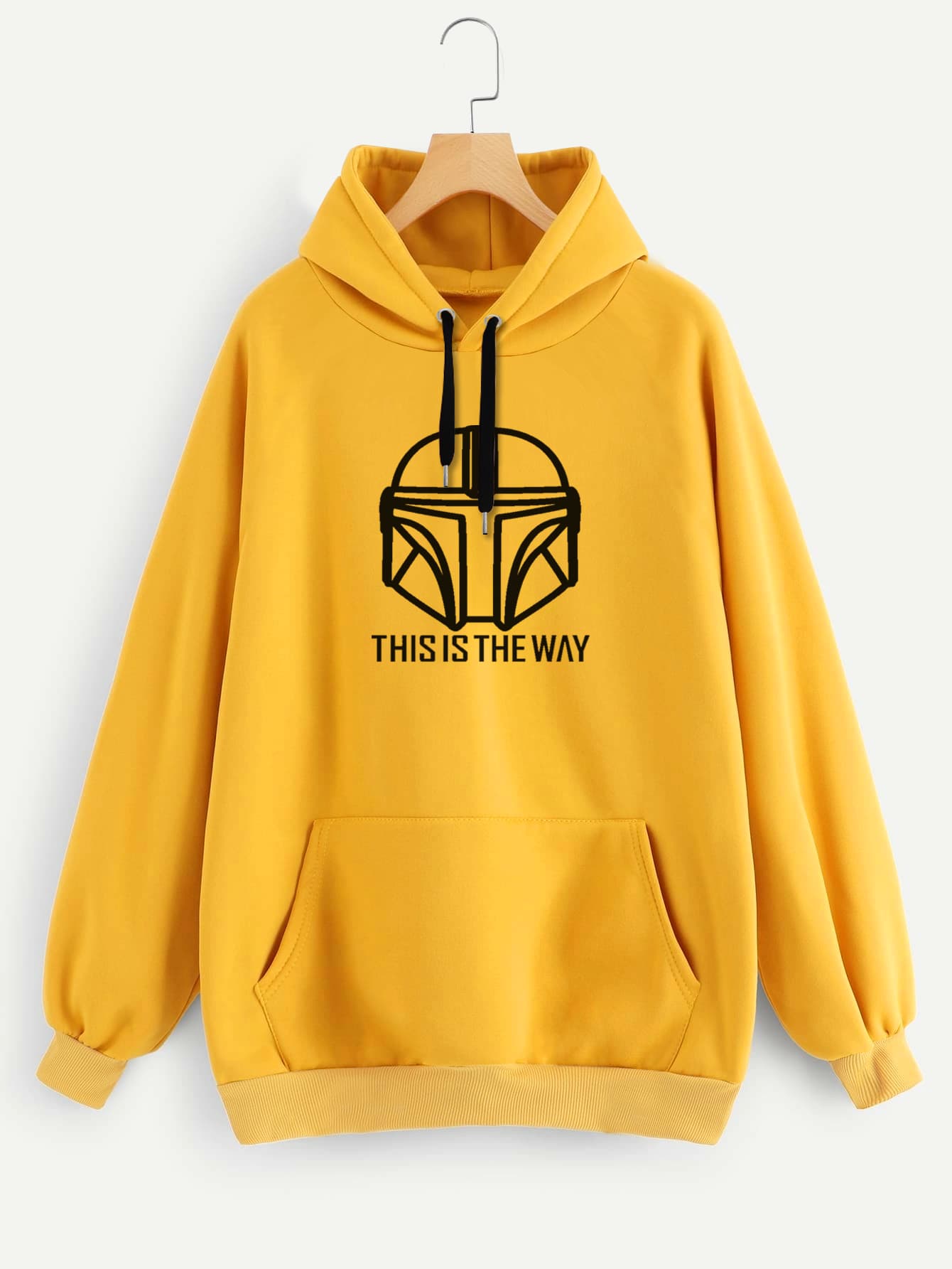 Buzo ancho hoodie Mandalorian