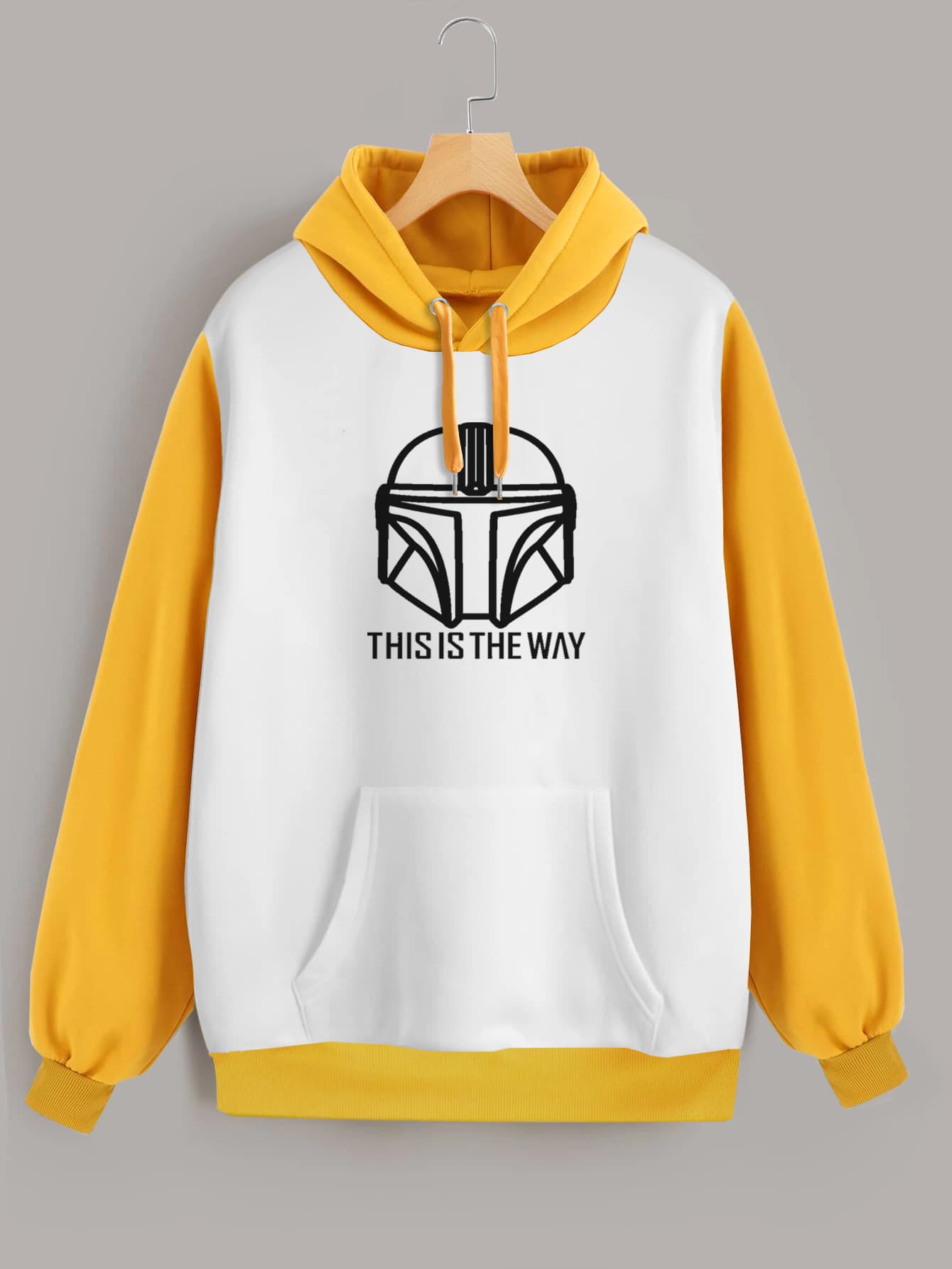 Buzo ancho hoodie Mandalorian