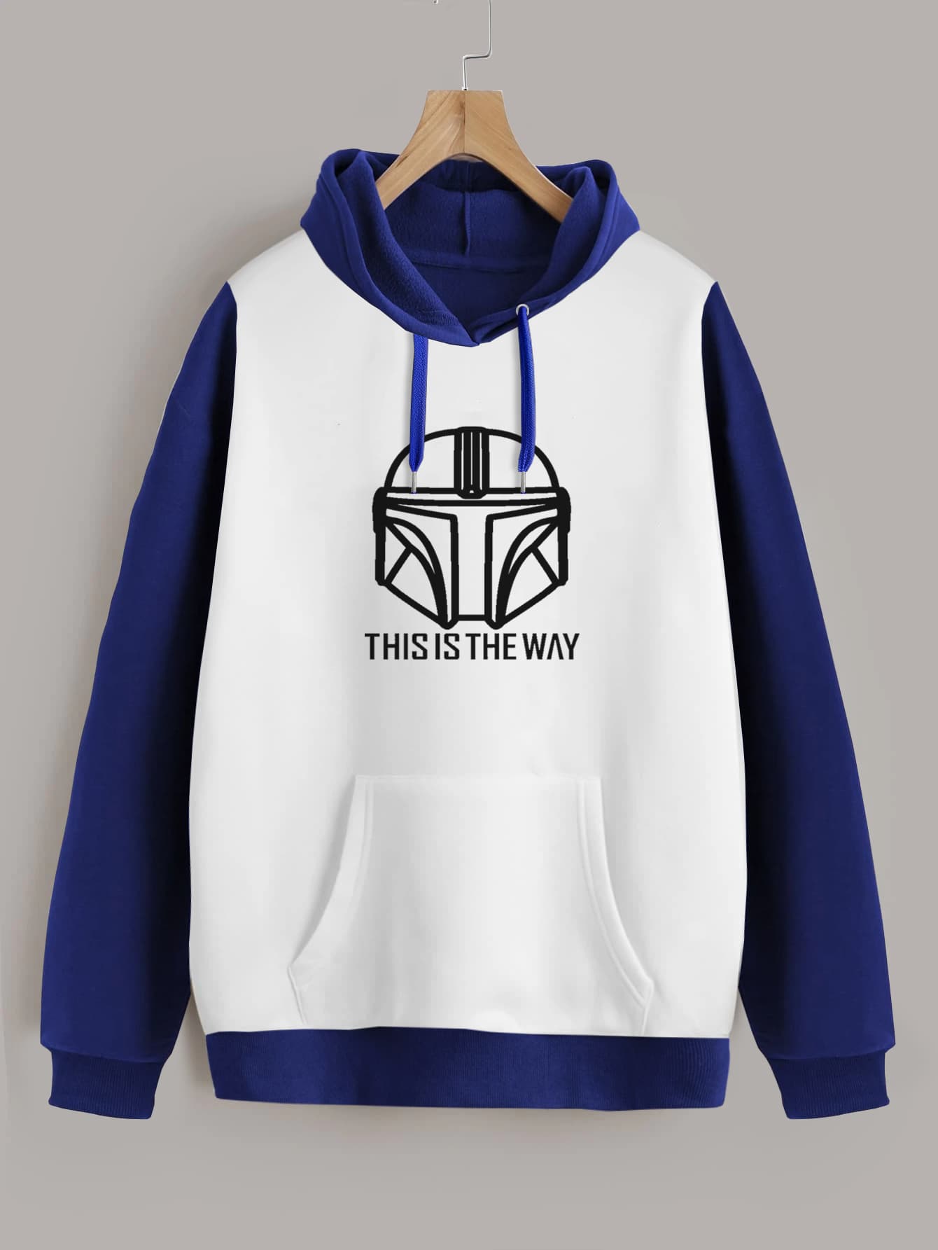 Buzo ancho hoodie Mandalorian