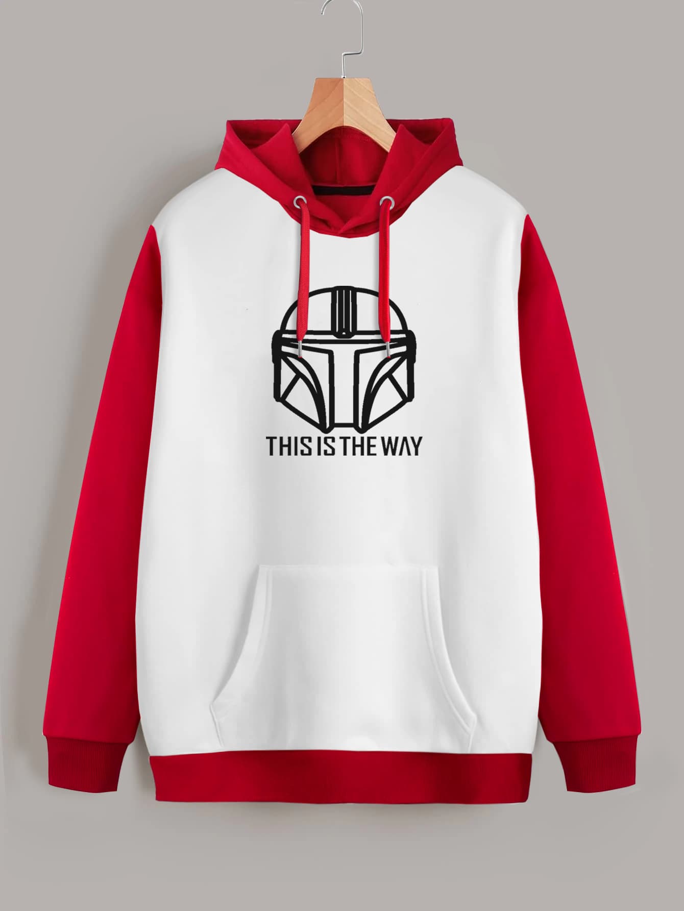 Buzo ancho hoodie Mandalorian