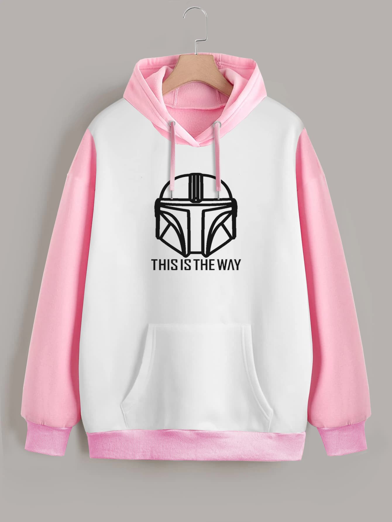 Buzo ancho hoodie Mandalorian