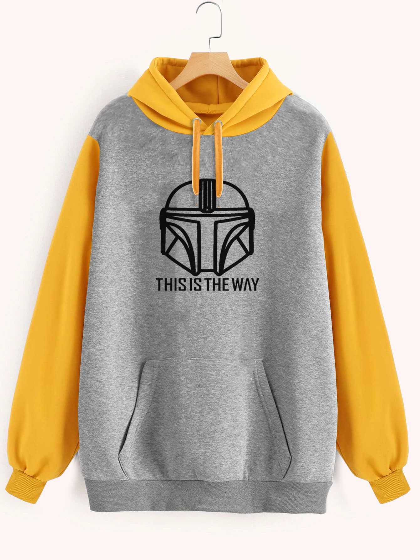 Buzo ancho hoodie Mandalorian