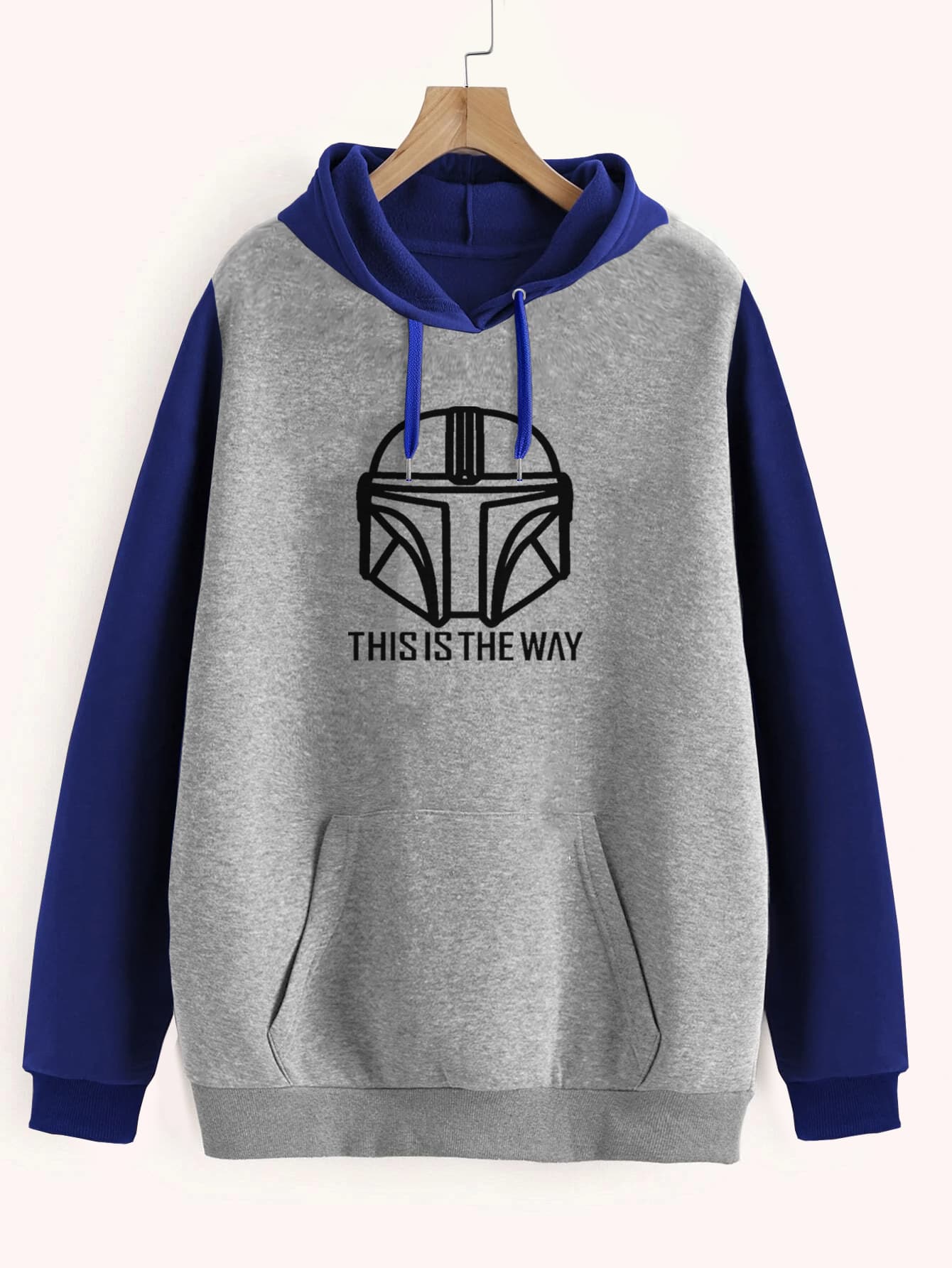 Buzo ancho hoodie Mandalorian