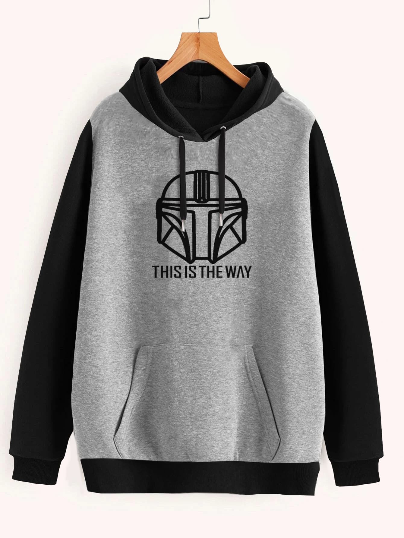 Buzo ancho hoodie Mandalorian