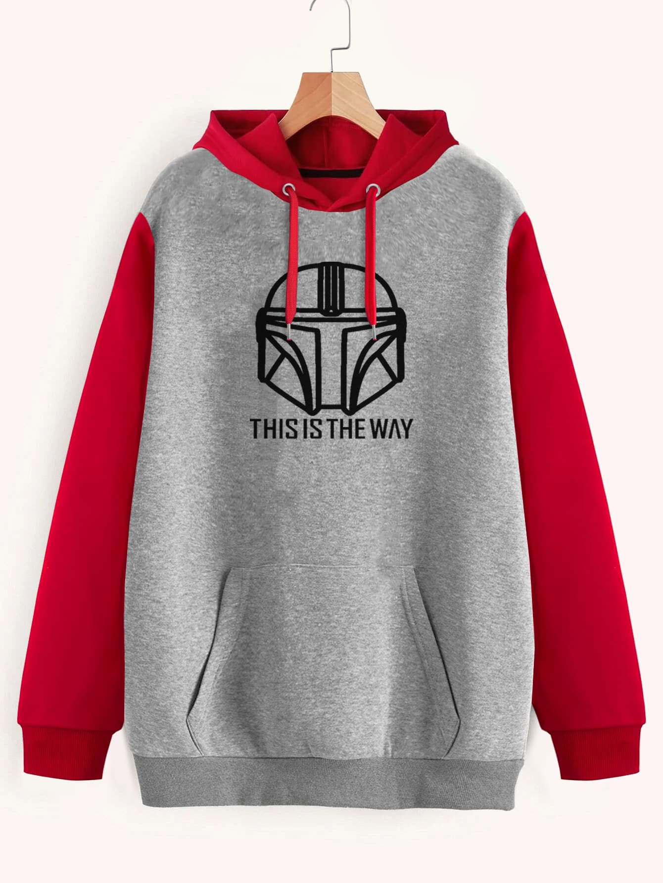 Buzo ancho hoodie Mandalorian