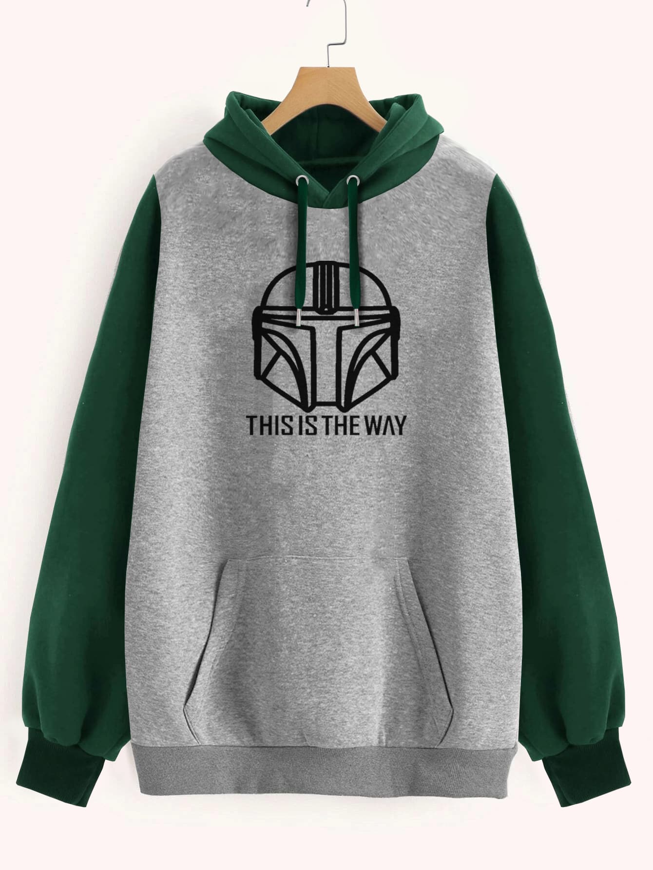 Buzo ancho hoodie Mandalorian