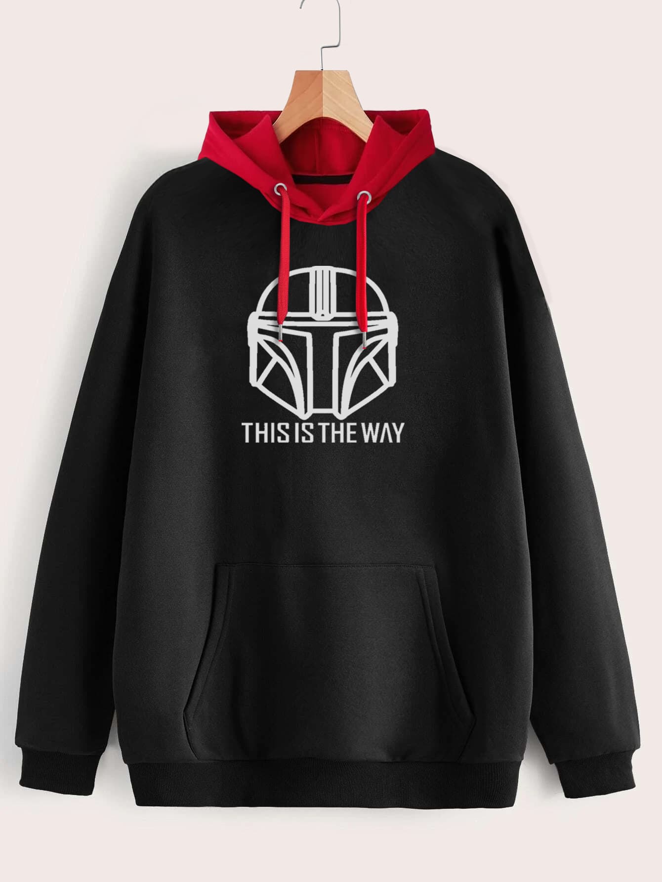 Buzo ancho hoodie Mandalorian