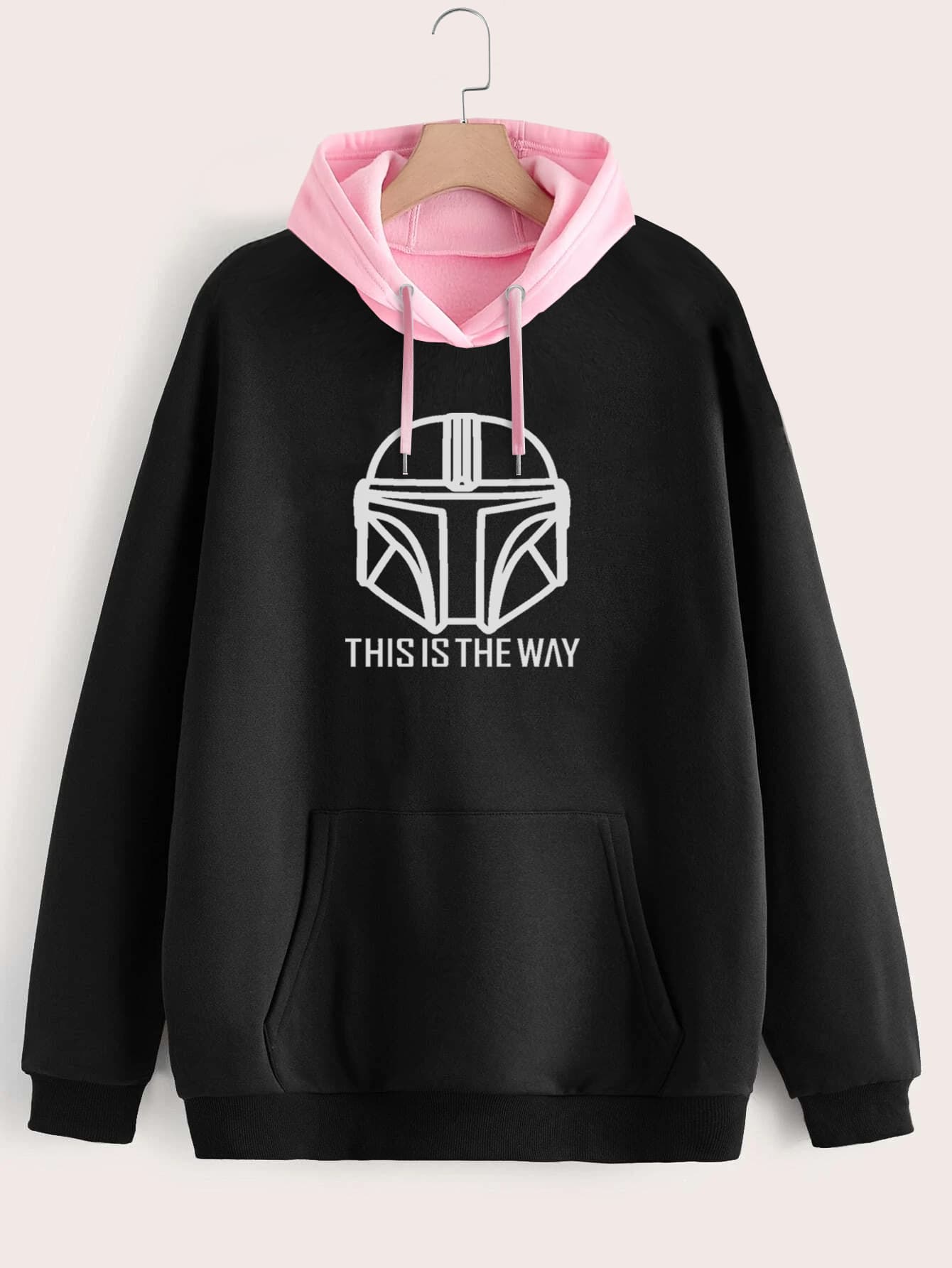 Buzo ancho hoodie Mandalorian