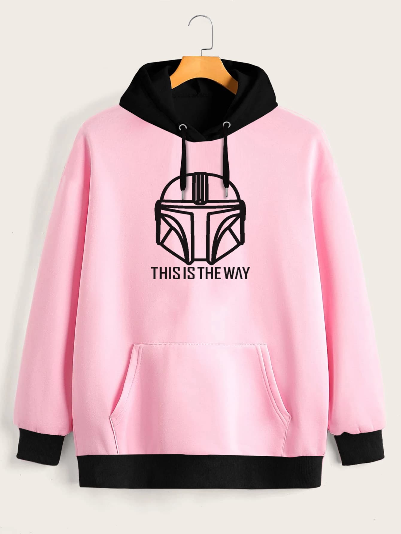 Buzo ancho hoodie Mandalorian