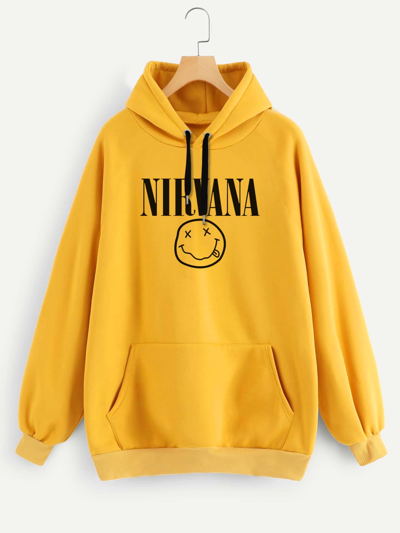 Buzo ancho hoodie Nirvana