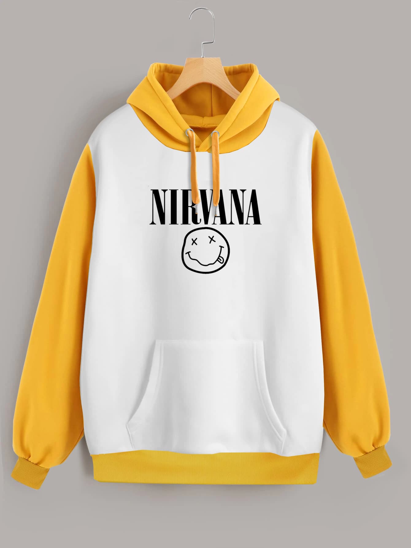 Buzo ancho hoodie Nirvana