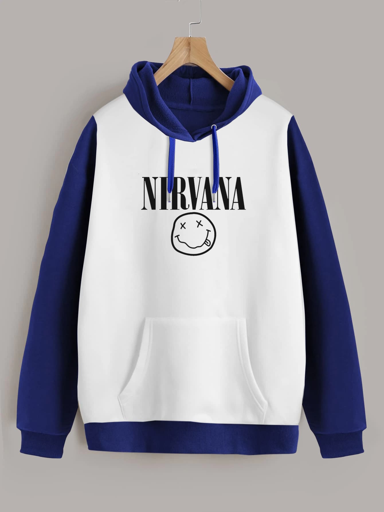 Buzo ancho hoodie Nirvana