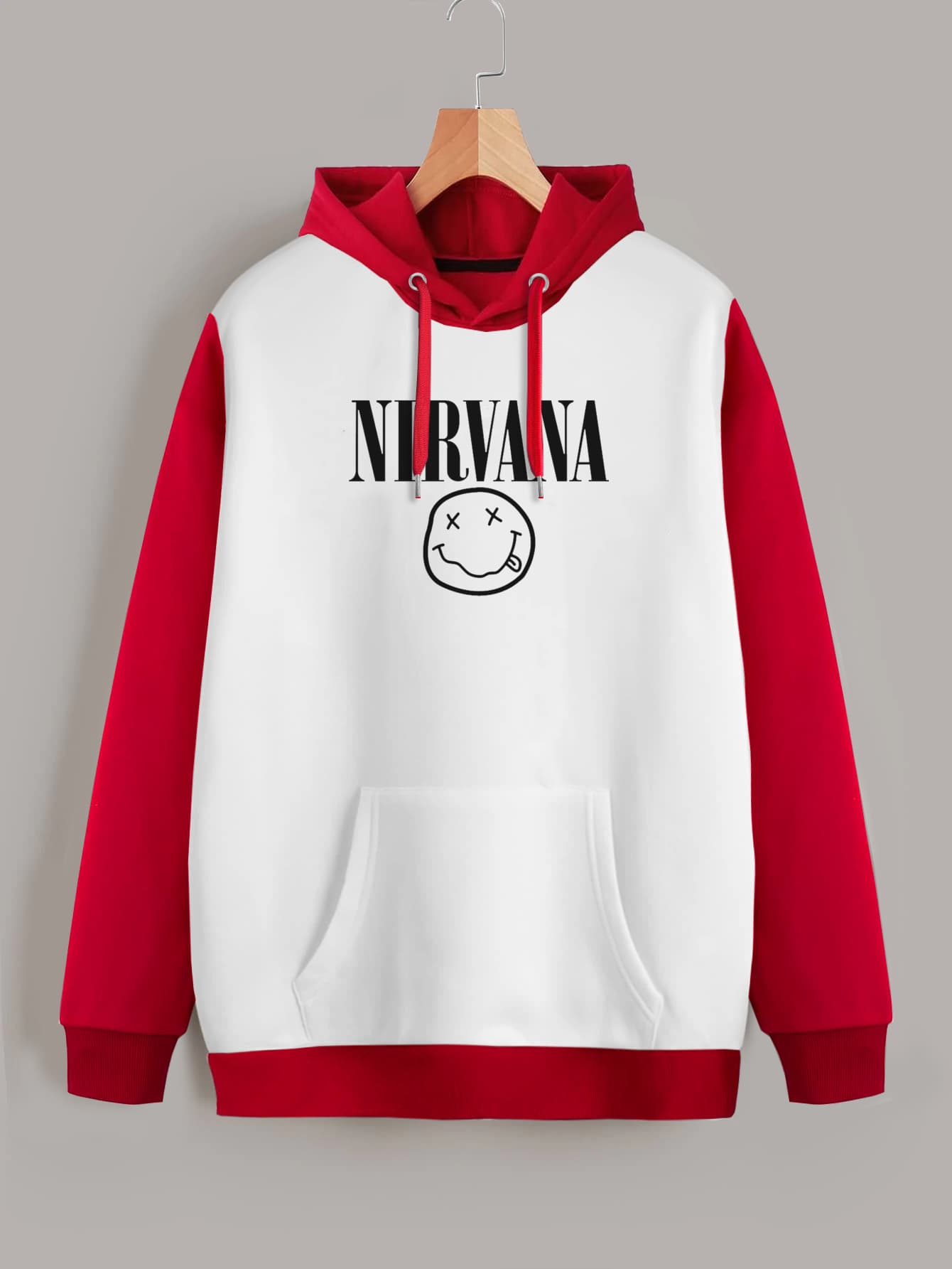 Buzo ancho hoodie Nirvana