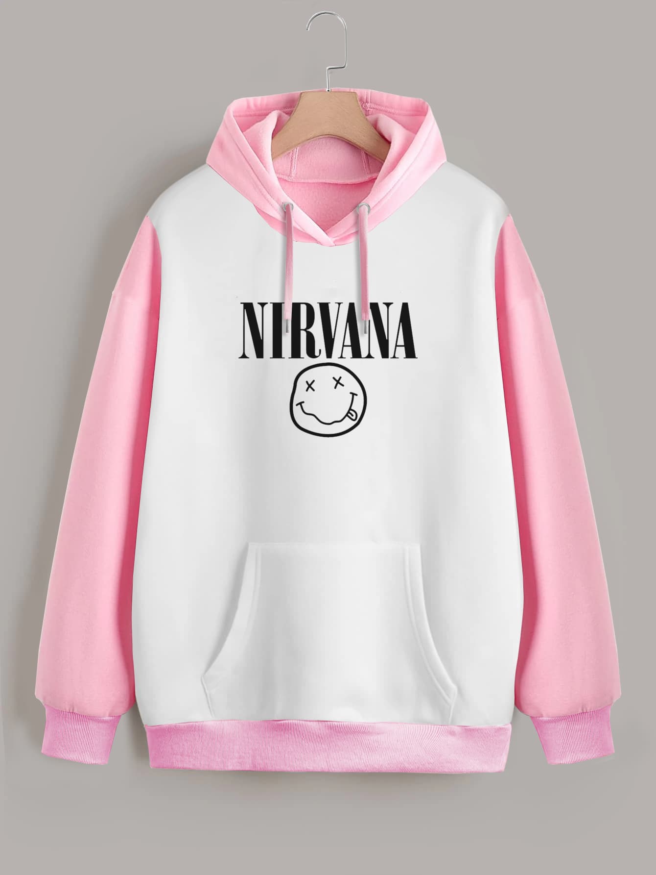 Buzo ancho hoodie Nirvana