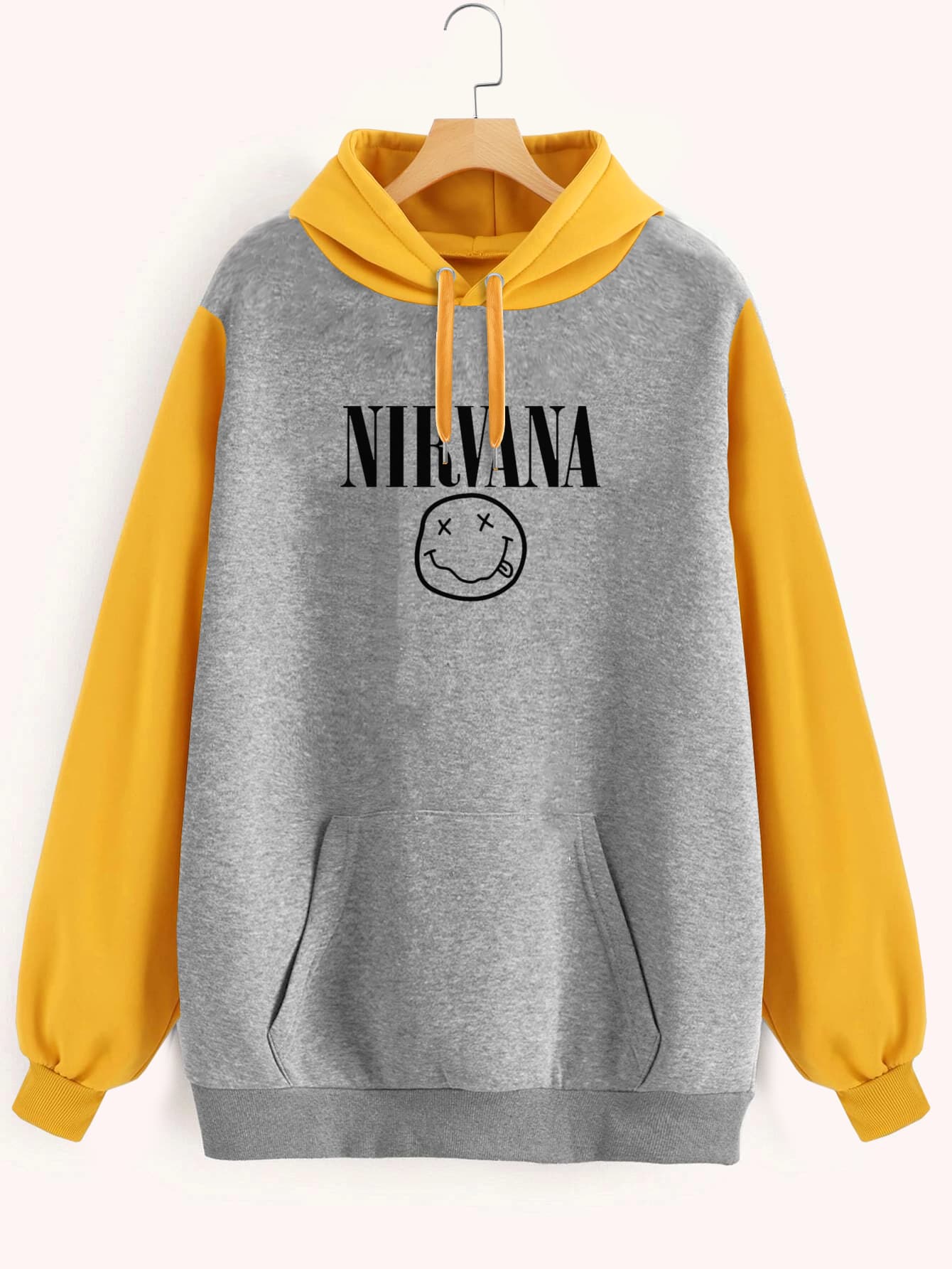 Buzo ancho hoodie Nirvana