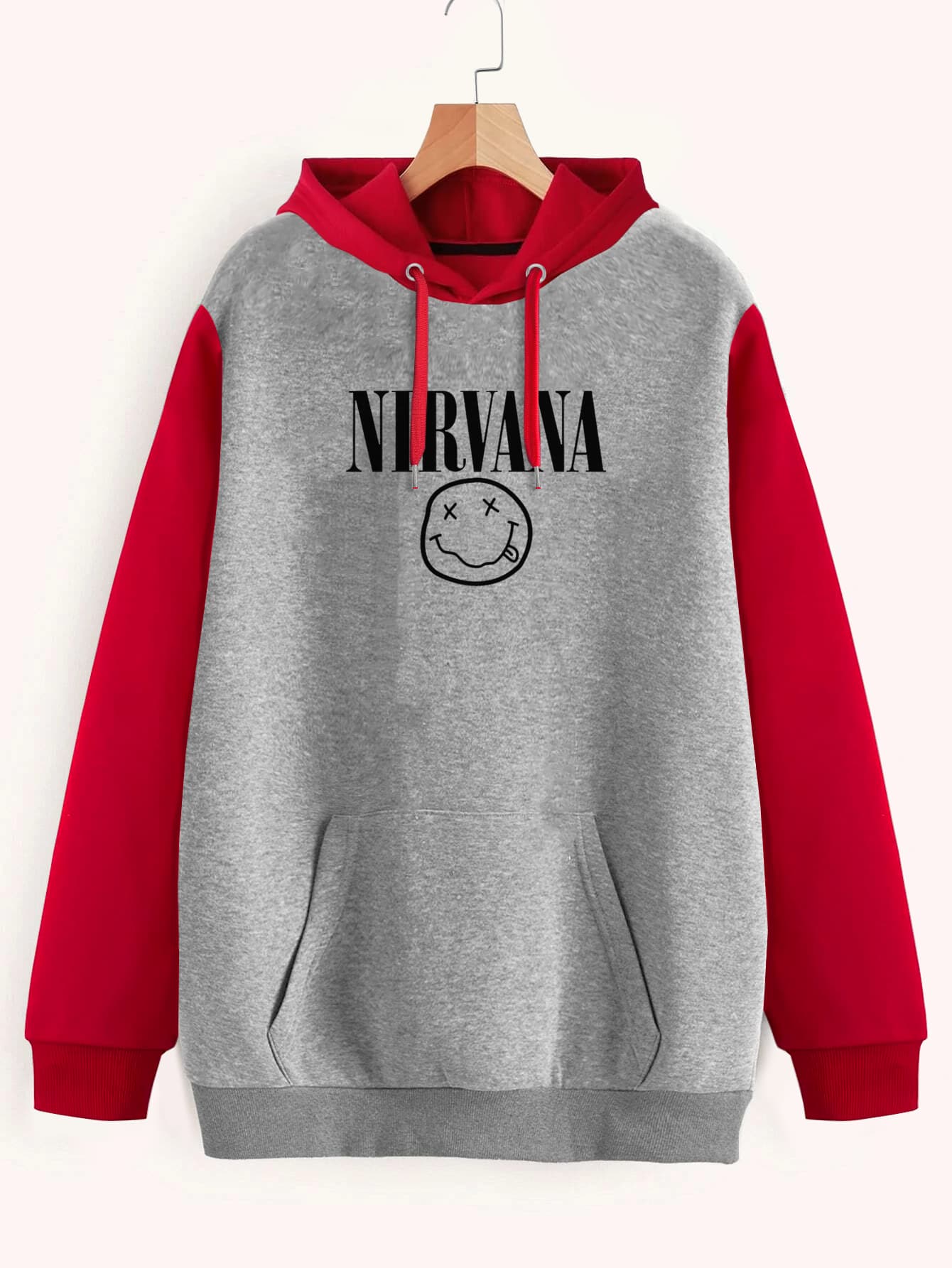 Buzo ancho hoodie Nirvana