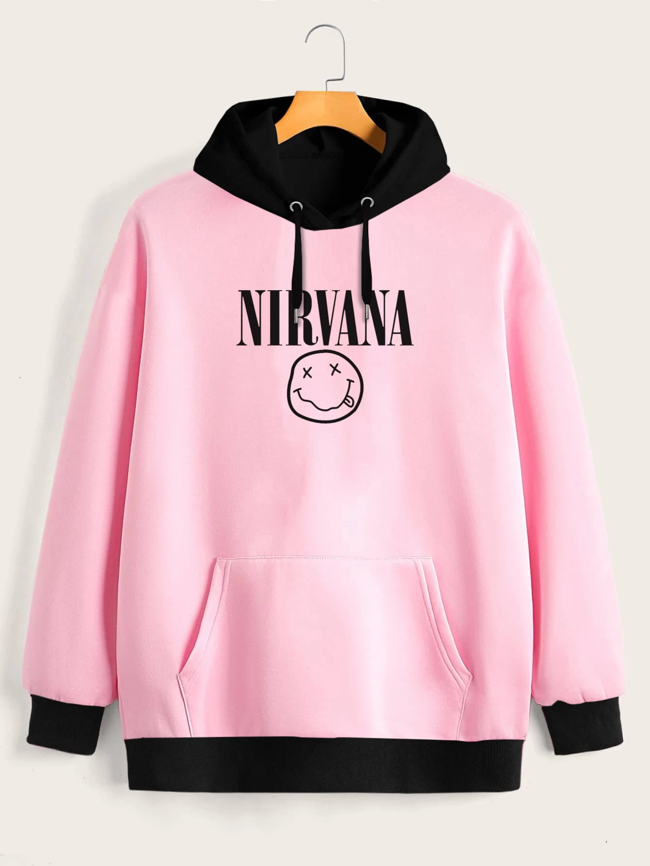 Buzo ancho hoodie Nirvana