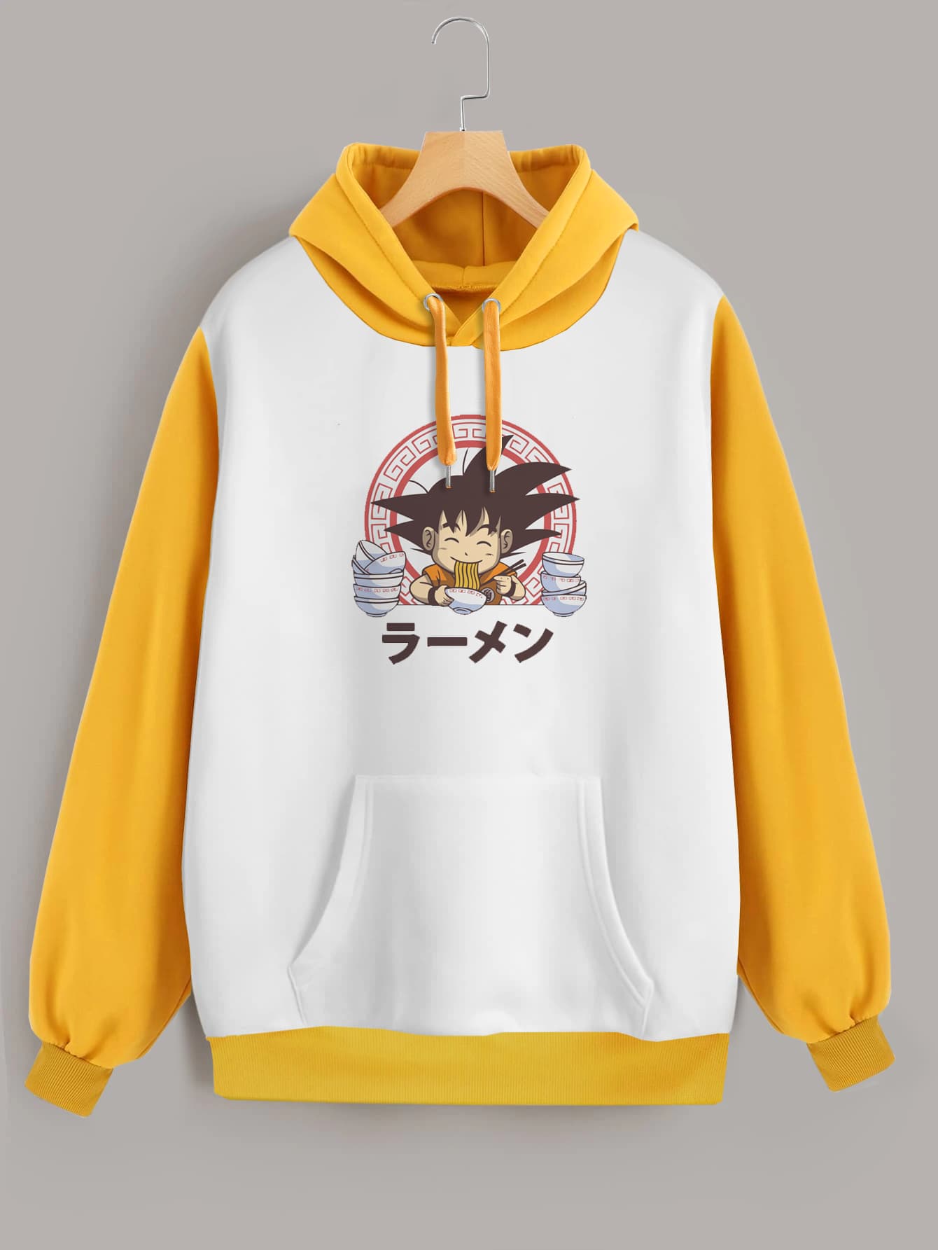 Buzo ancho hoodie Goku Ramen