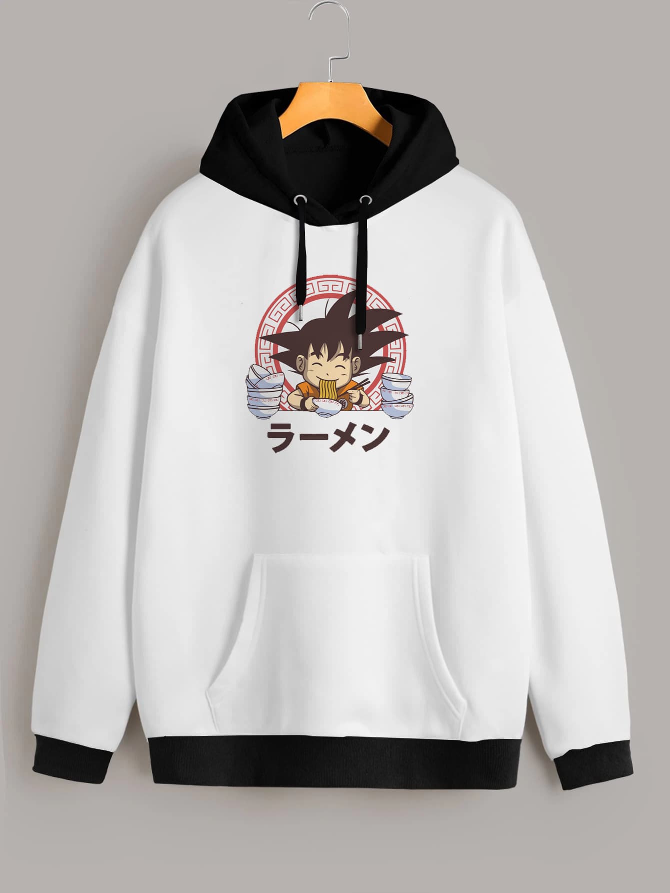 Buzo ancho hoodie Goku Ramen