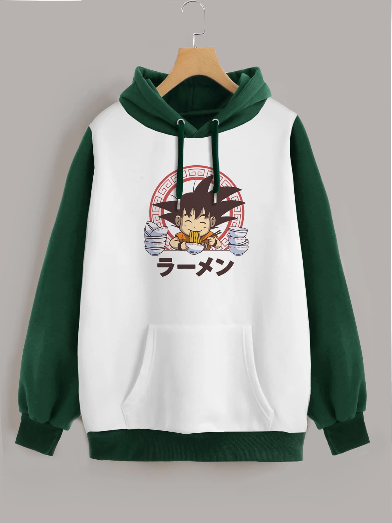 Buzo ancho hoodie Goku Ramen